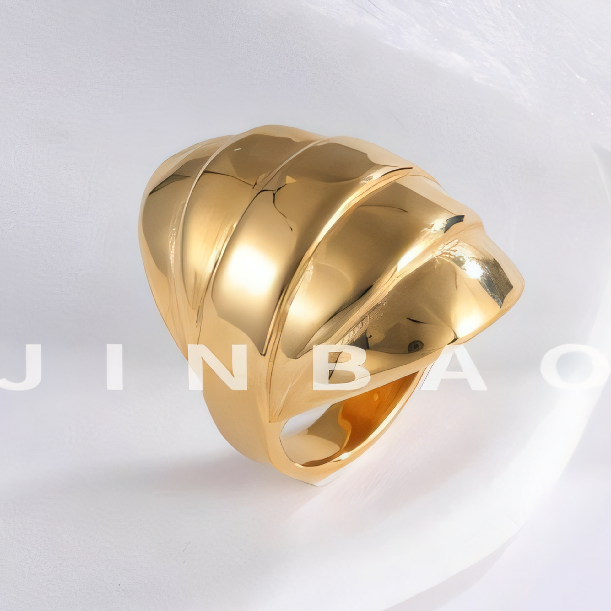 Delicate Layered Design Stainless Steel Ring for Women | G001191