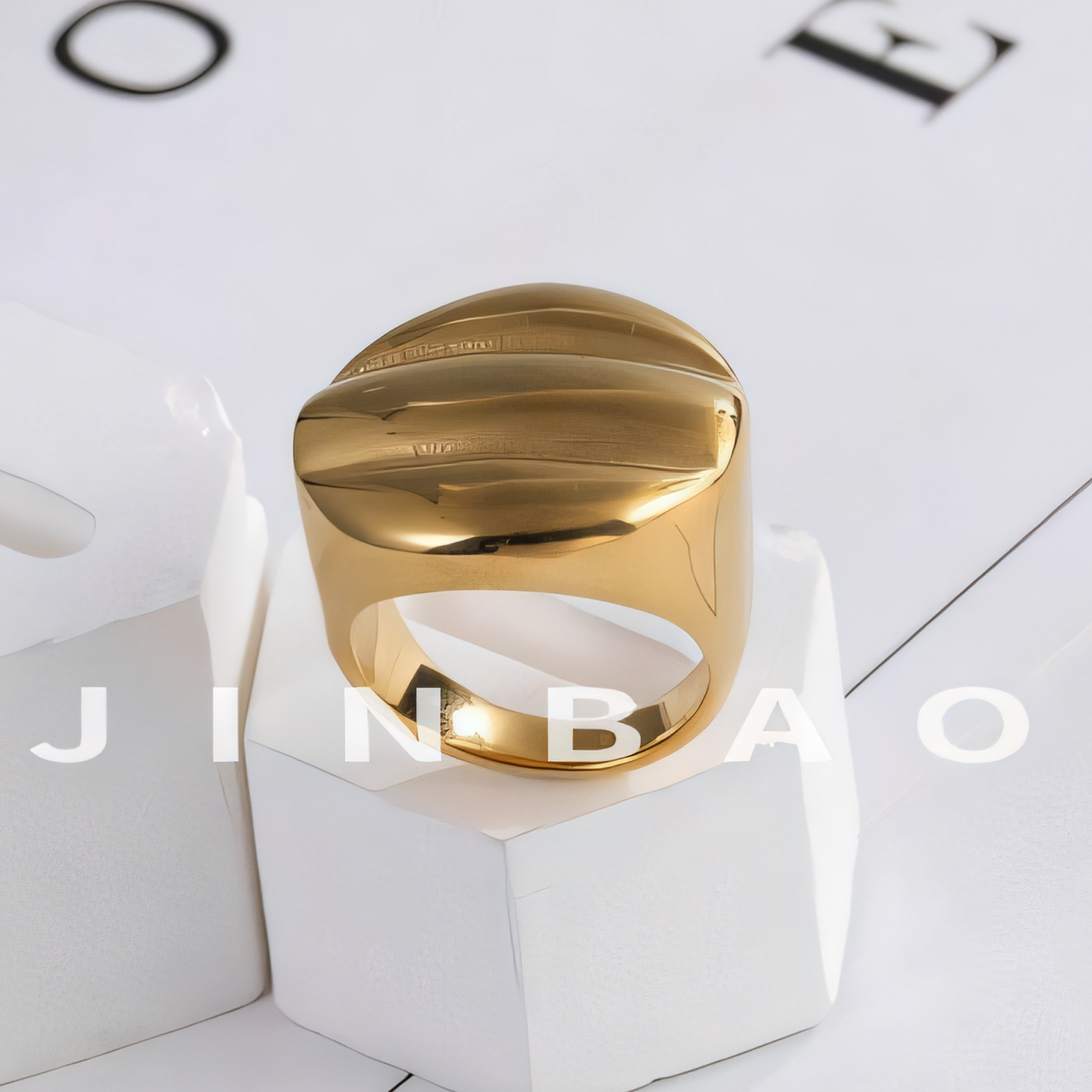 Minimalist Metallic Striped Ring Fashion Forward Style Women Ring | ML033