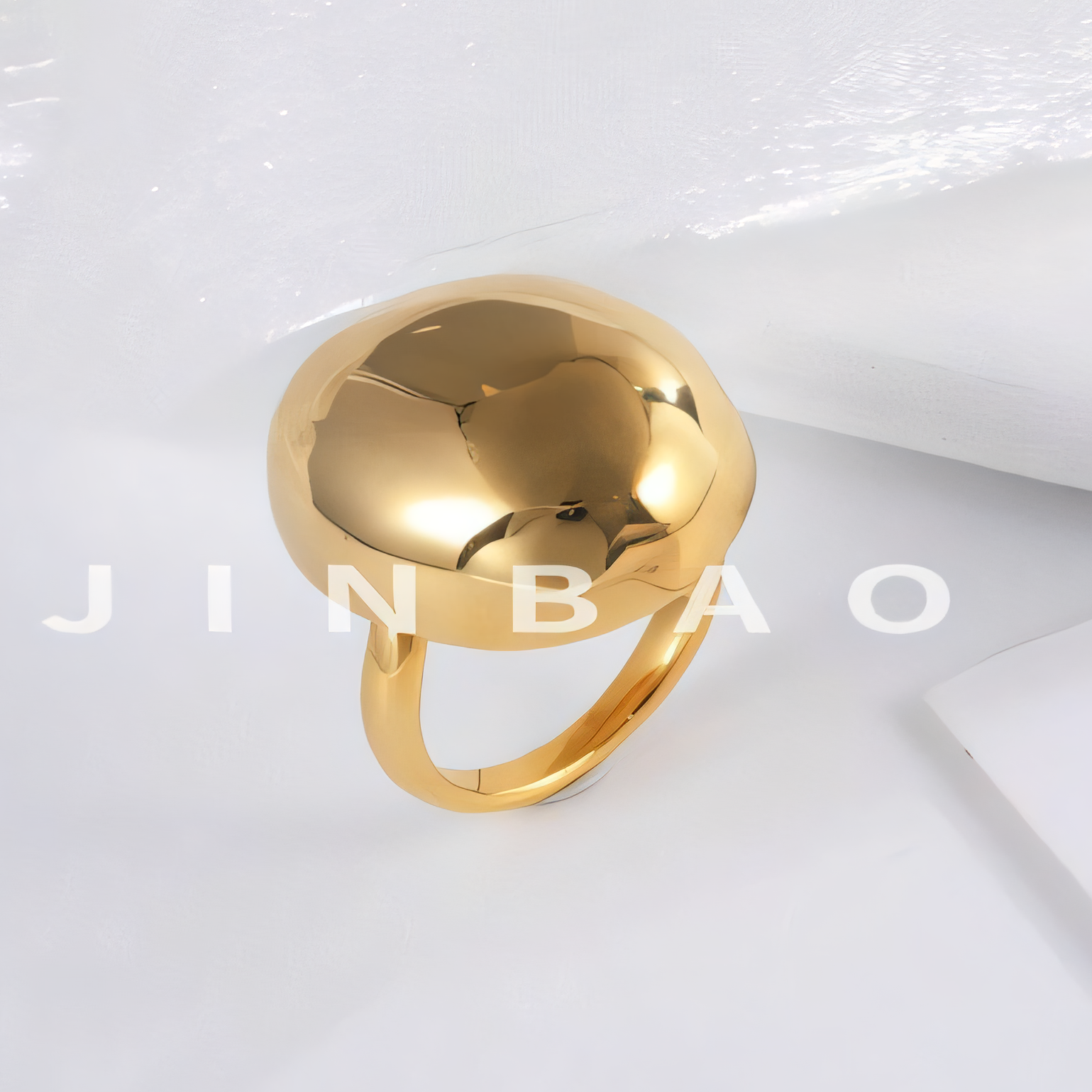 Minimalist Round Stainless Steel Ring for Women | G004119