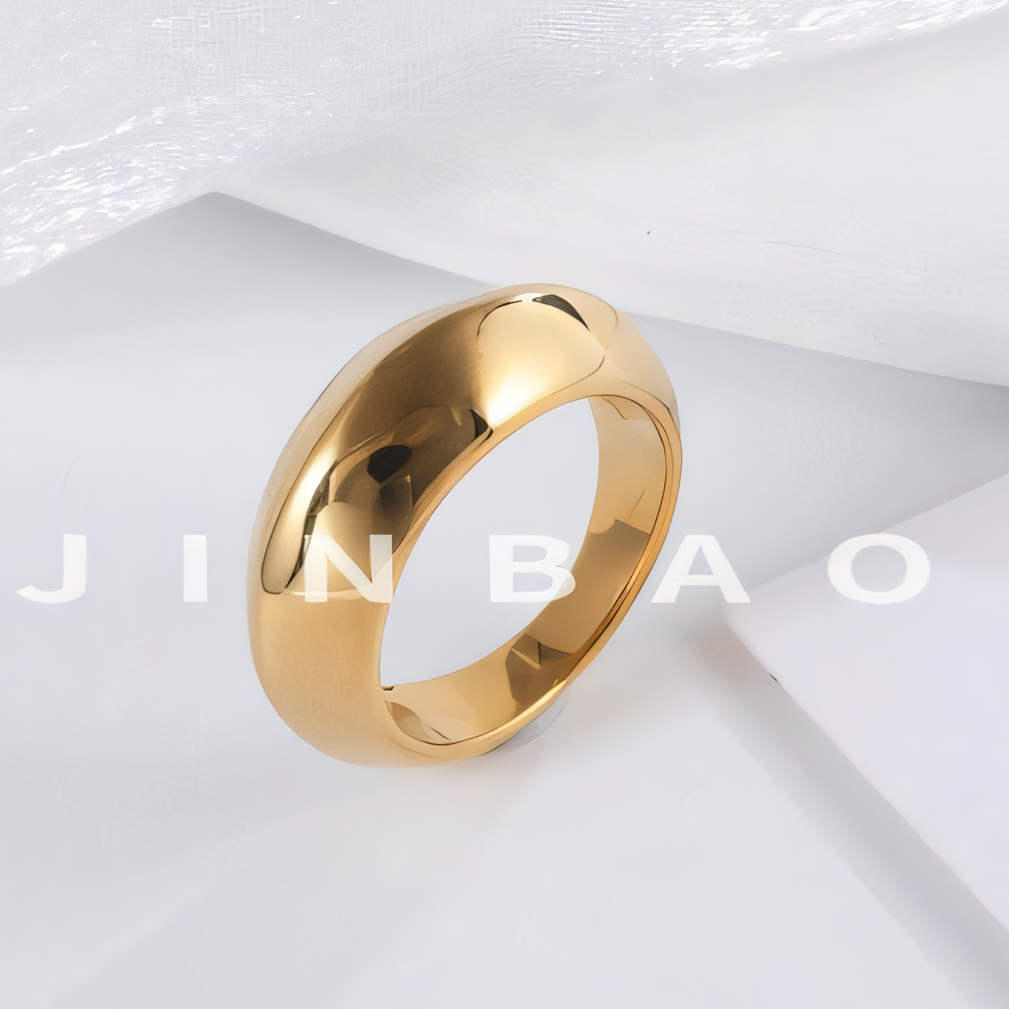 Minimalist Stainless Steel Round Ring Golden and Silver Styles Unisex | N00102