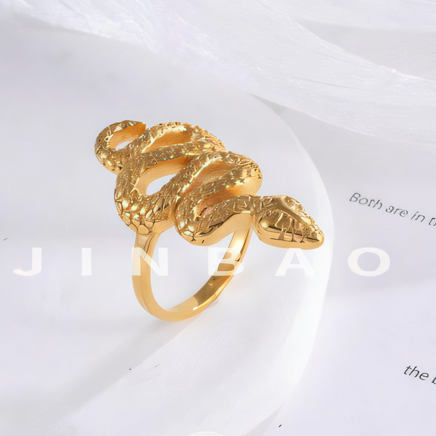 Snake Shaped Retro Punk Ring Trendy Accessories for Women | G002229
