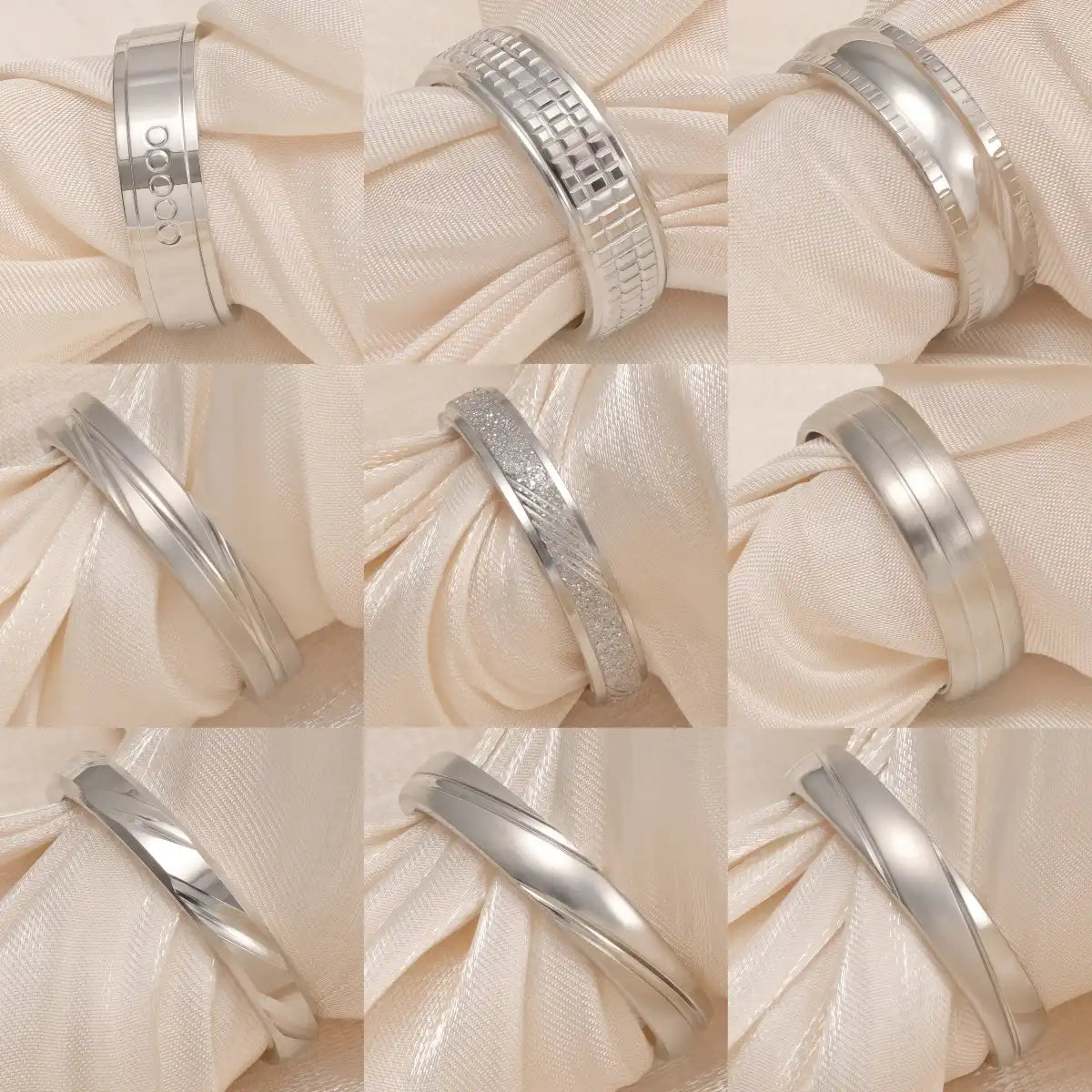 Classic Plain - band Stainless Steel Unisex Ring