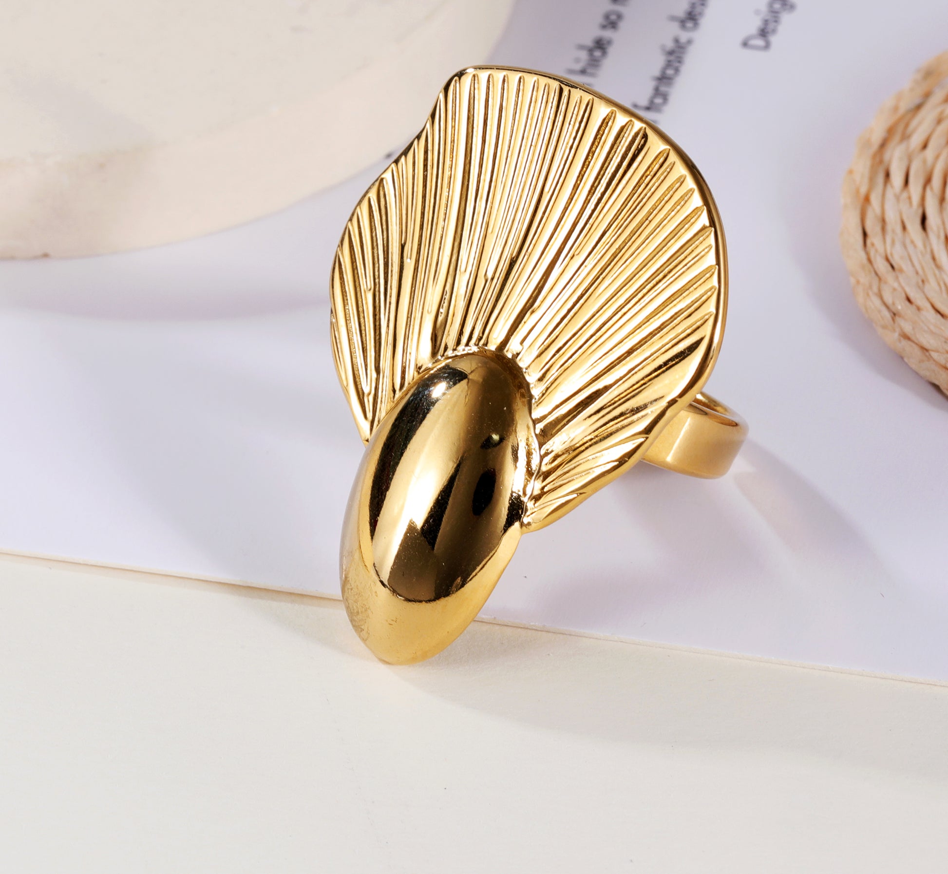 Rhythm of Geometry - Creative Graphic Ring for Women | G005590