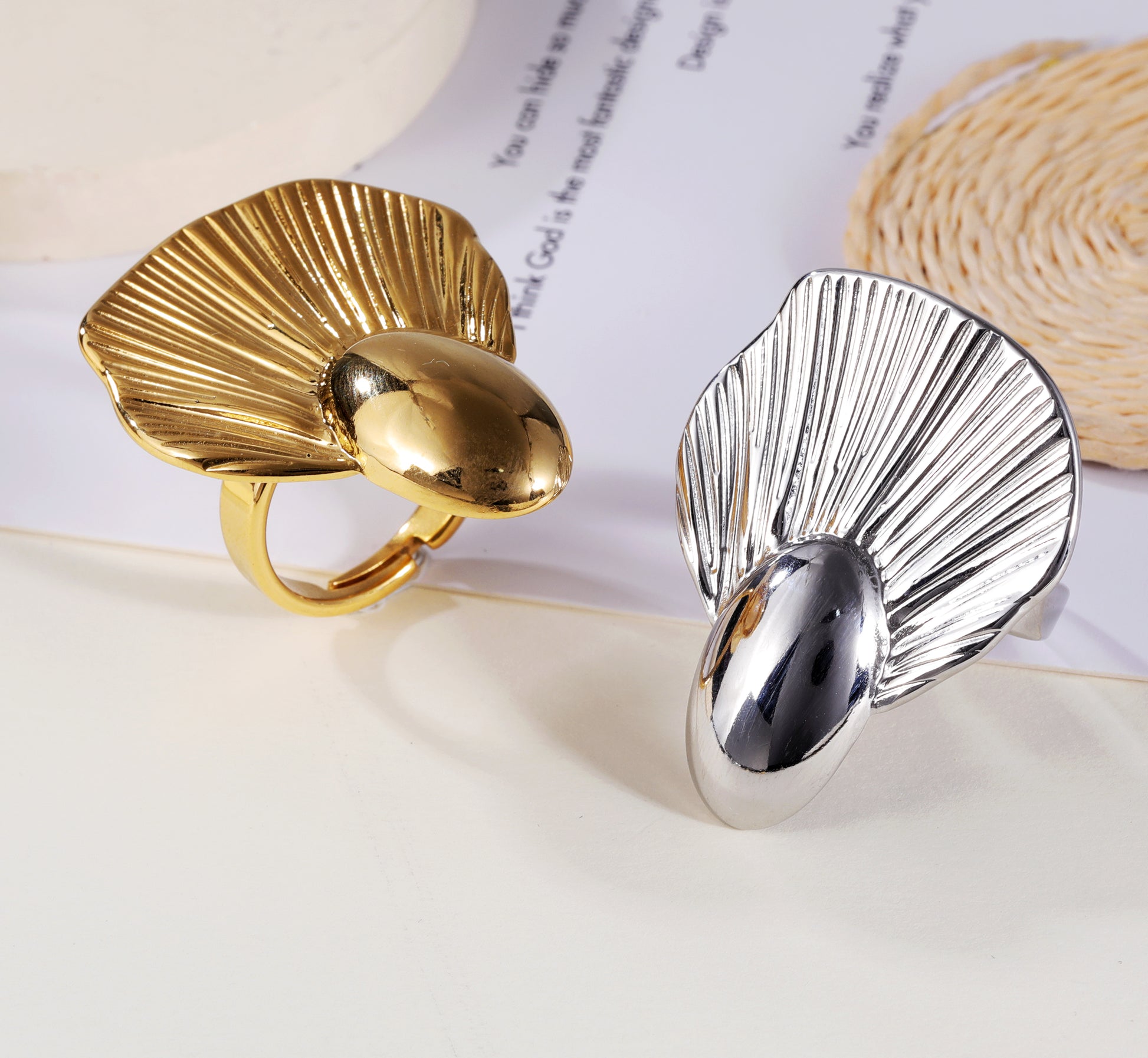 Rhythm of Geometry - Creative Graphic Ring for Women | G005590