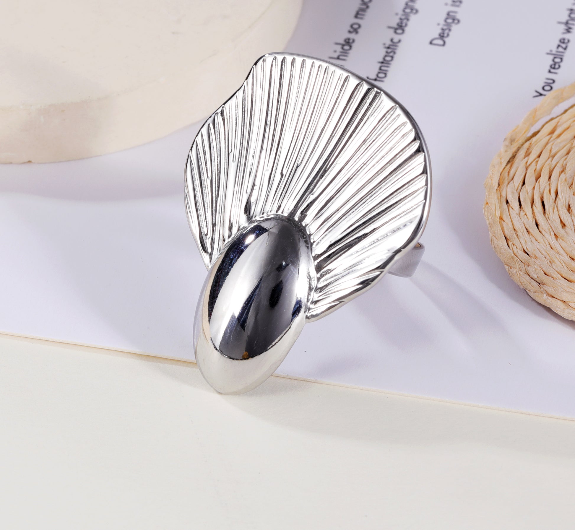 Rhythm of Geometry - Creative Graphic Ring for Women | G005590