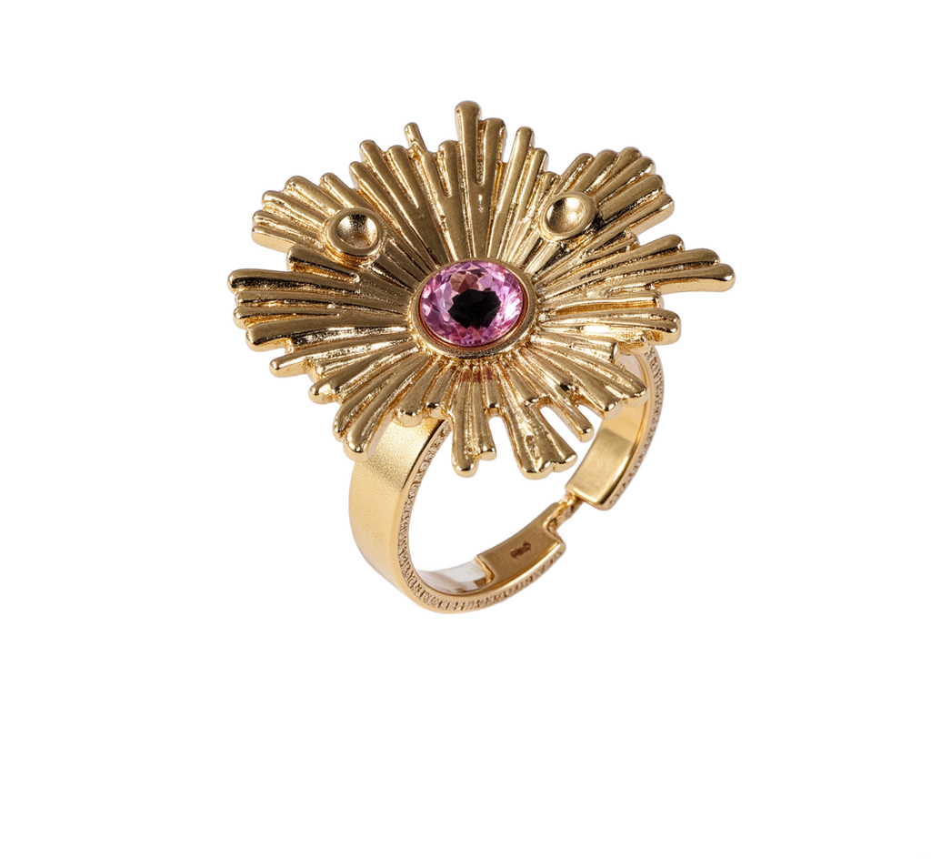 Rhythm of Pink Eye - Creative Graphic Ring for Women | G005598