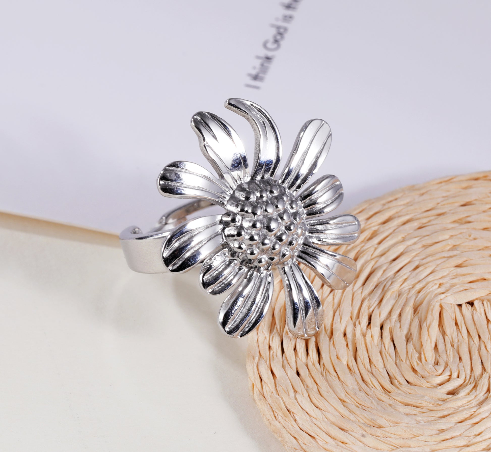 Artistic Chrysanthemum Petal Ring | G005536