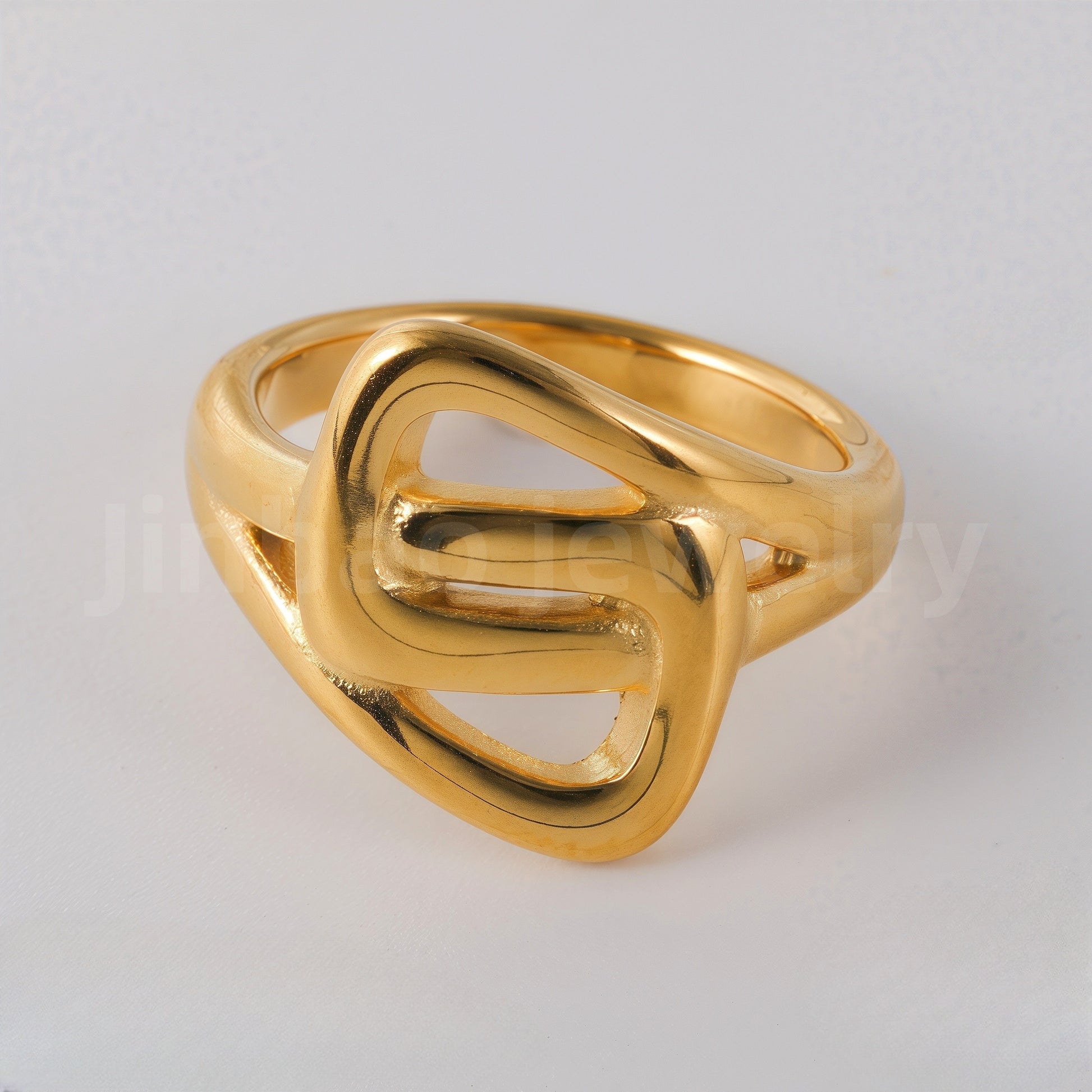Unique Creative Stainless Steel Elegant & Minimalist Women's Ring