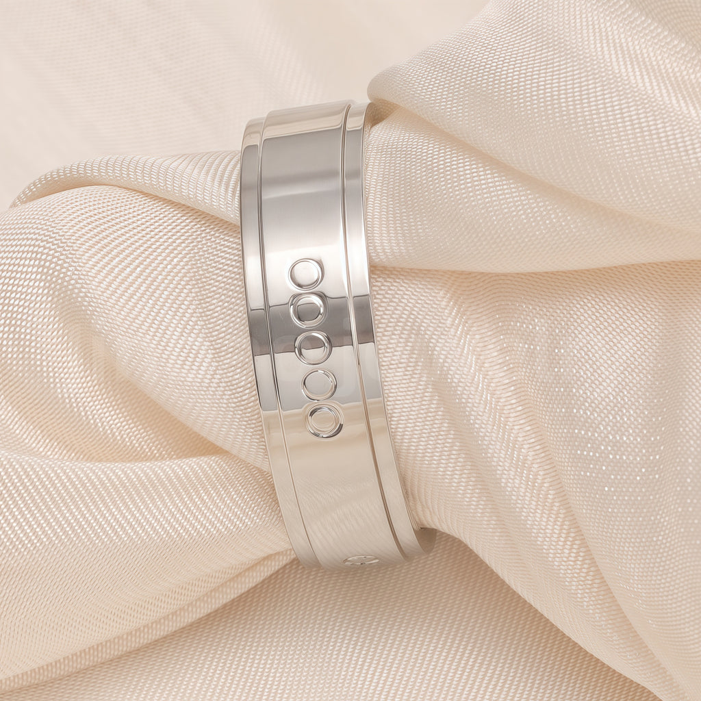 Classic Plain - band Stainless Steel Unisex Ring