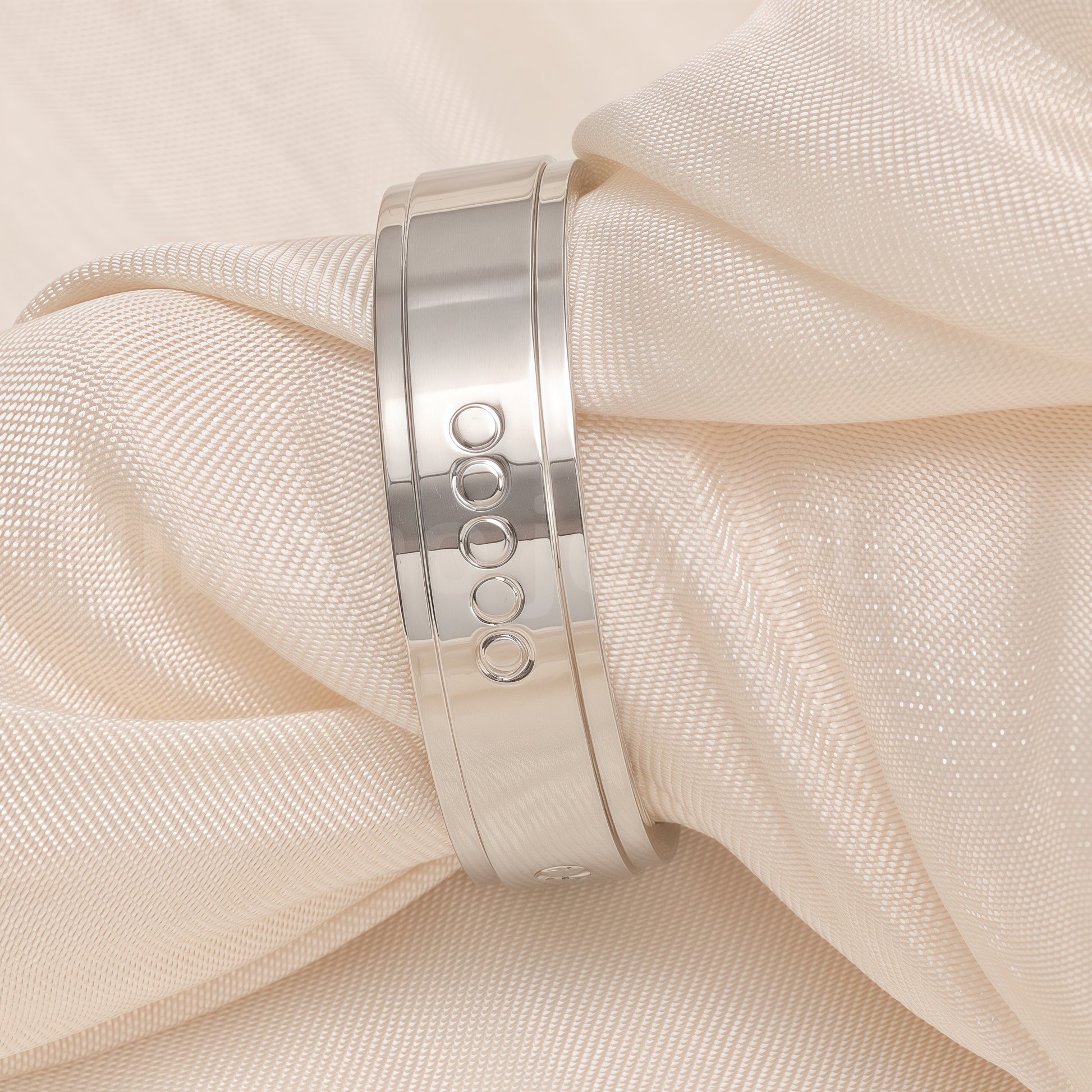 Classic Plain - band Stainless Steel Unisex Ring