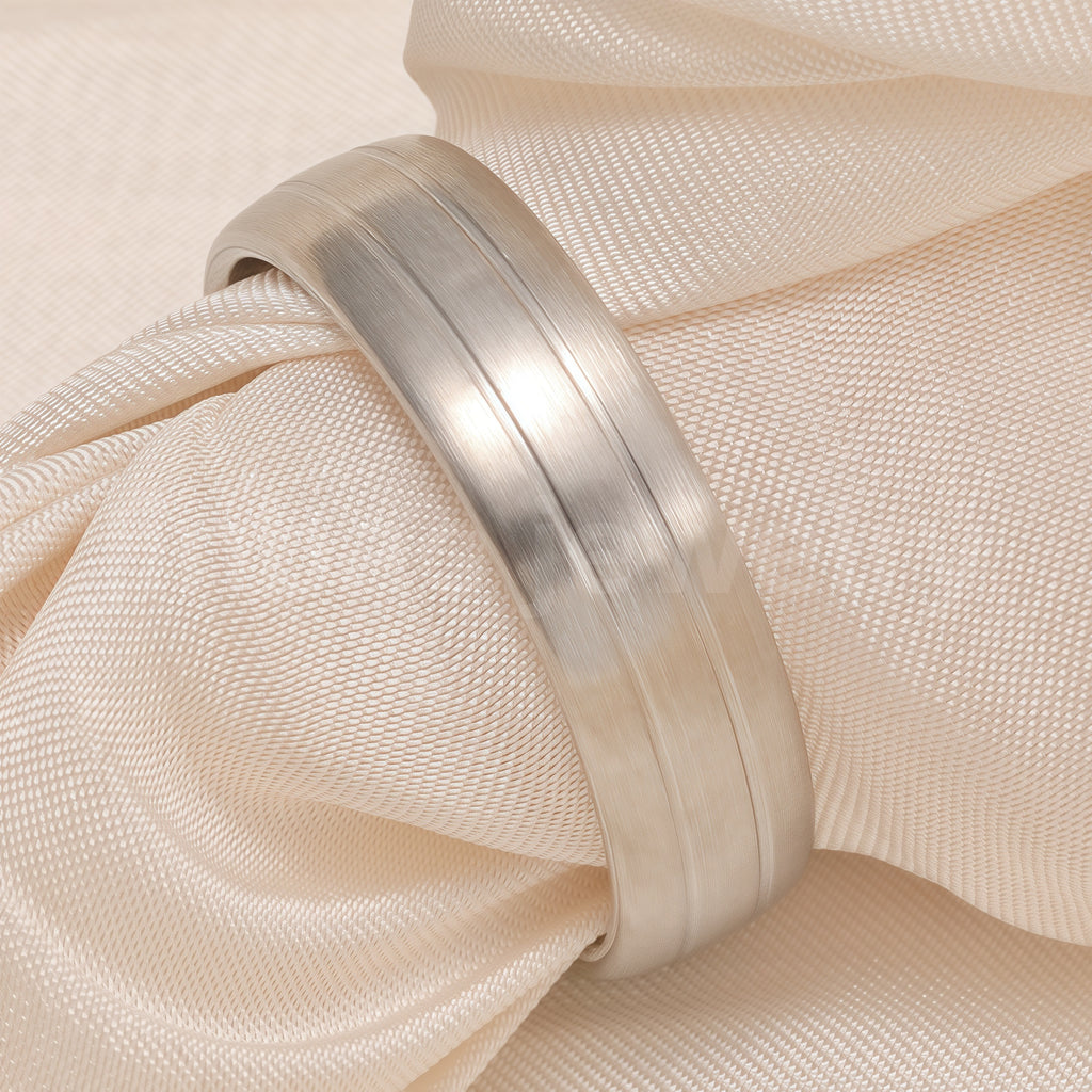Classic Plain - band Stainless Steel Unisex Ring
