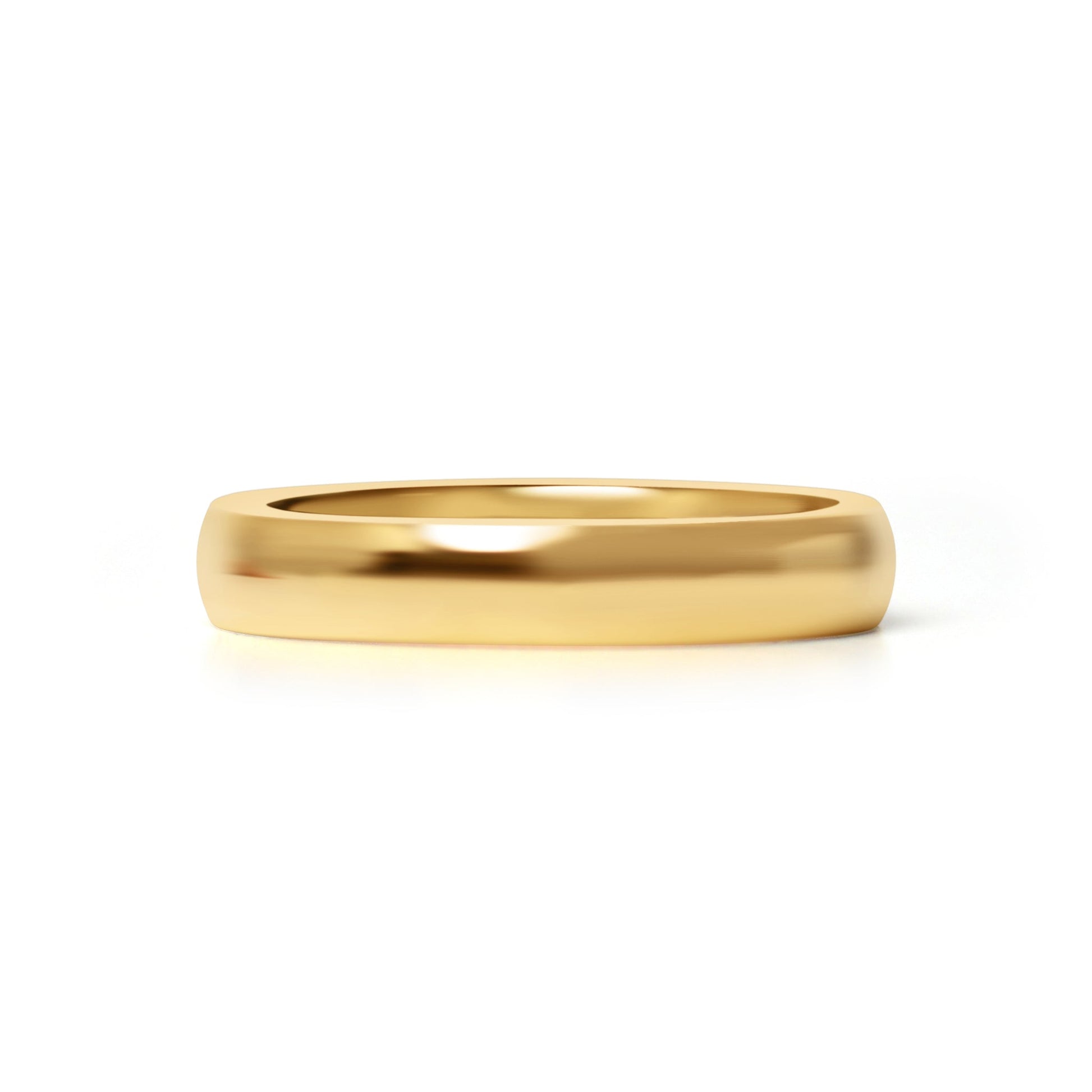 24K Gold PVD Stainless Steel Simple Ring