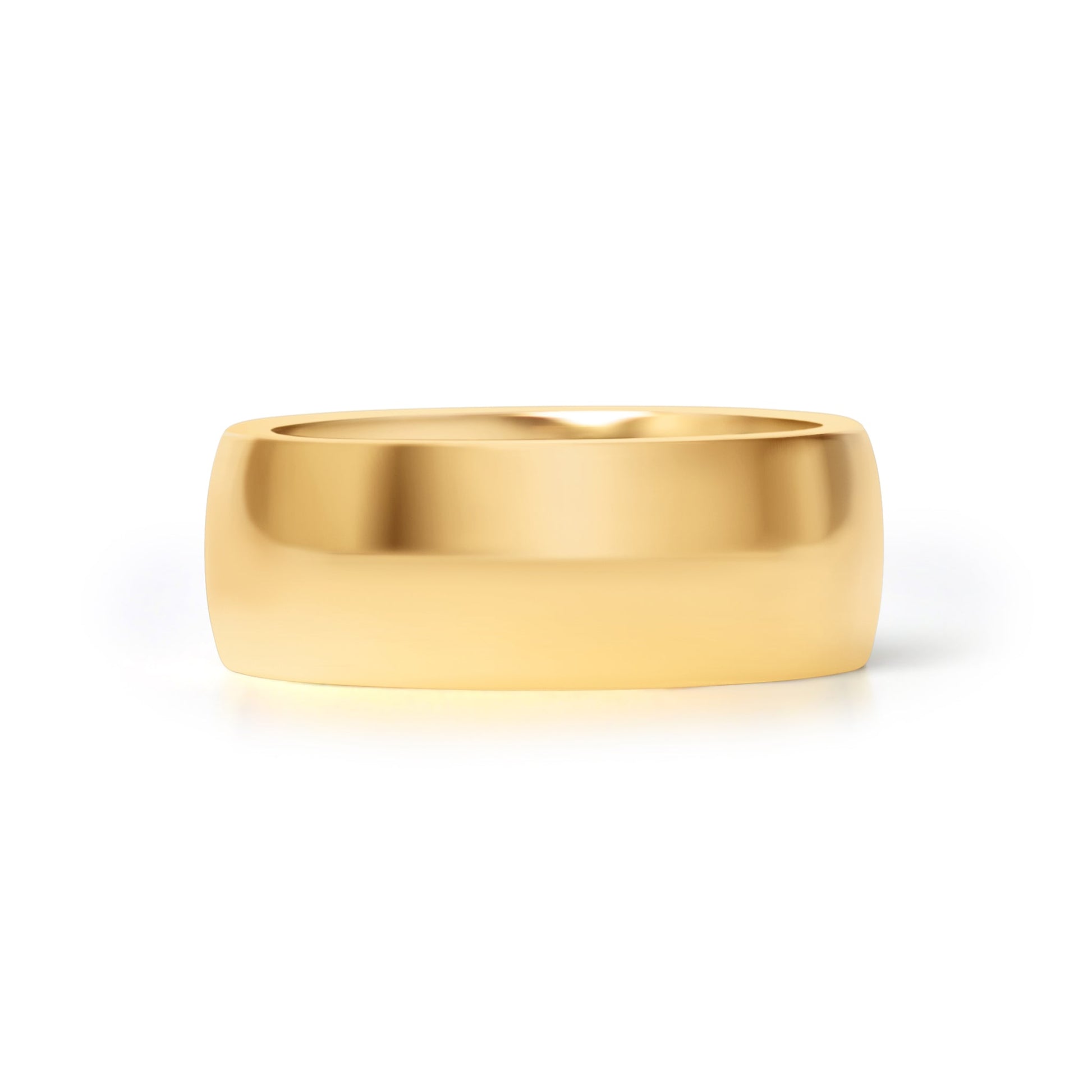 24K Gold PVD Stainless Steel Simple Ring
