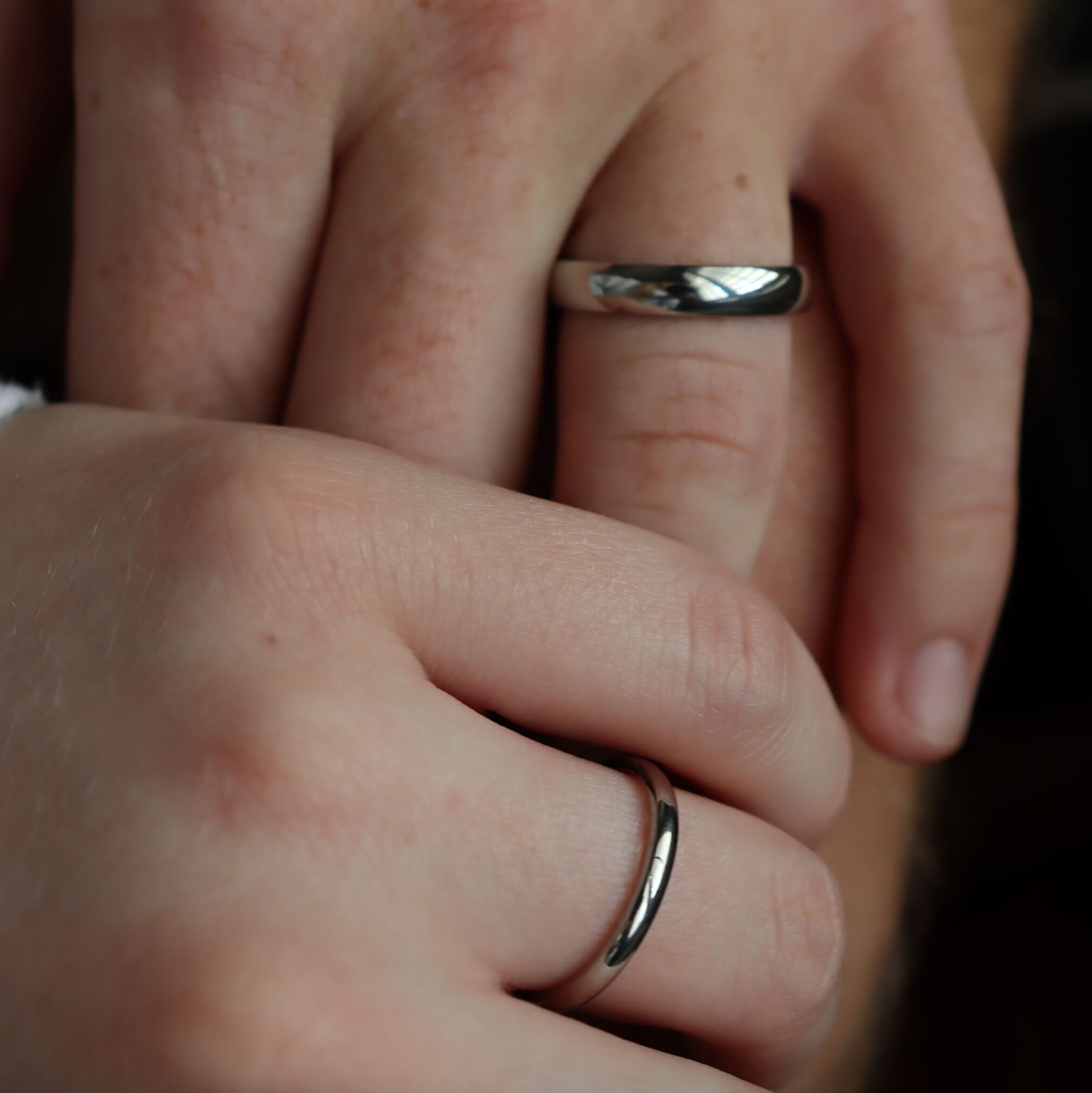Highly Polished Rounded Stainless Steel Blank Ring 2mm - 6mm
