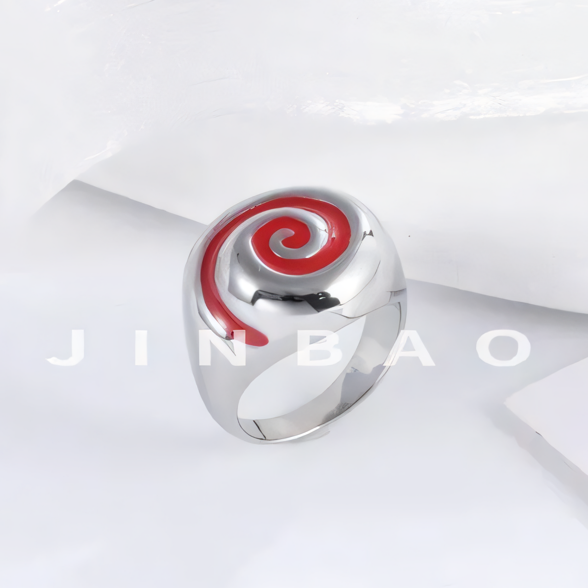 24k gold plated stainless steel ring for women simple style female ring