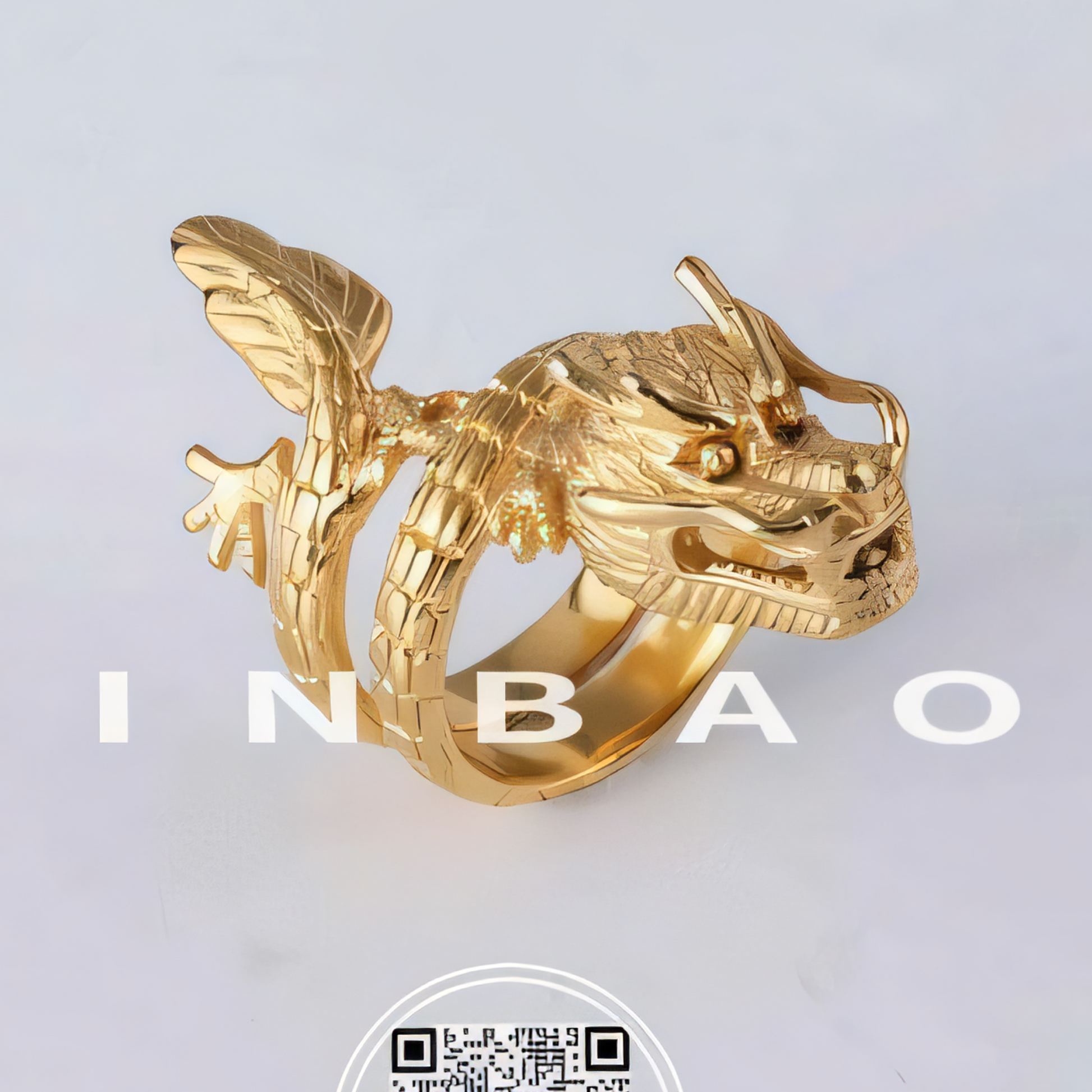 Bold Dragon Design Ring Men's Stainless Steel Ring | DZ1016