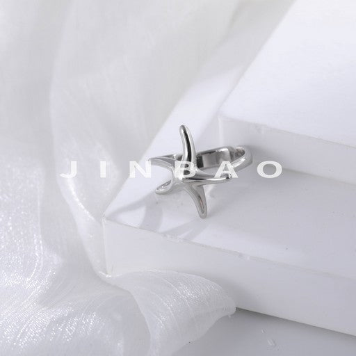 Creative Cross Design Ring Women's Fashion Stainless Steel Ring | G004131