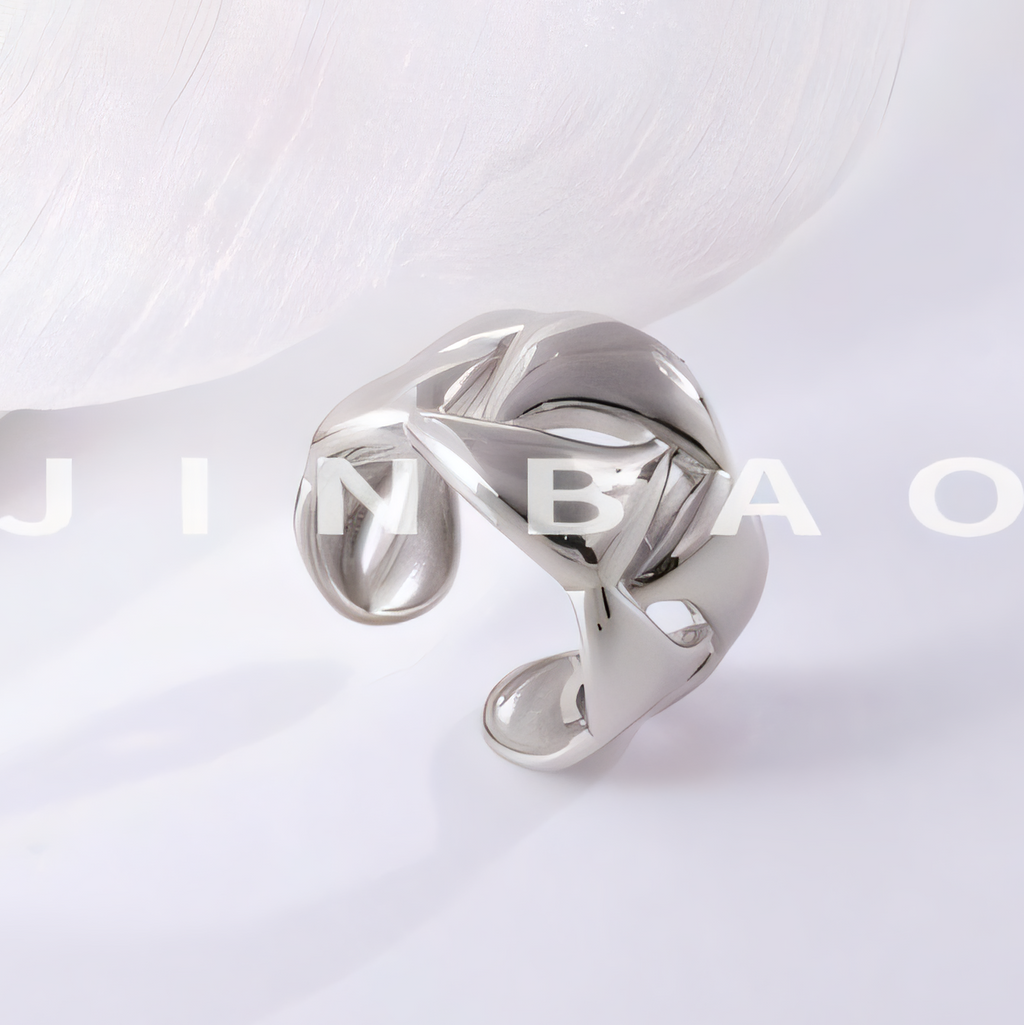 Delicate Hollow Design Stainless Steel Ring for Women | G00133