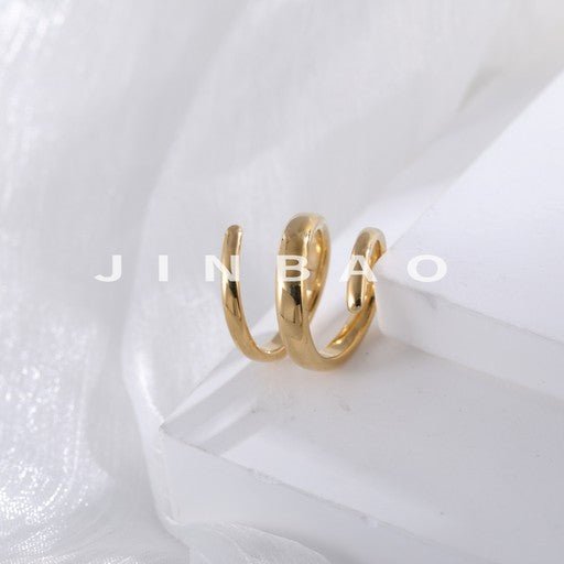 Fashion Curved Stainless Steel Ring Women's Ring | G002230