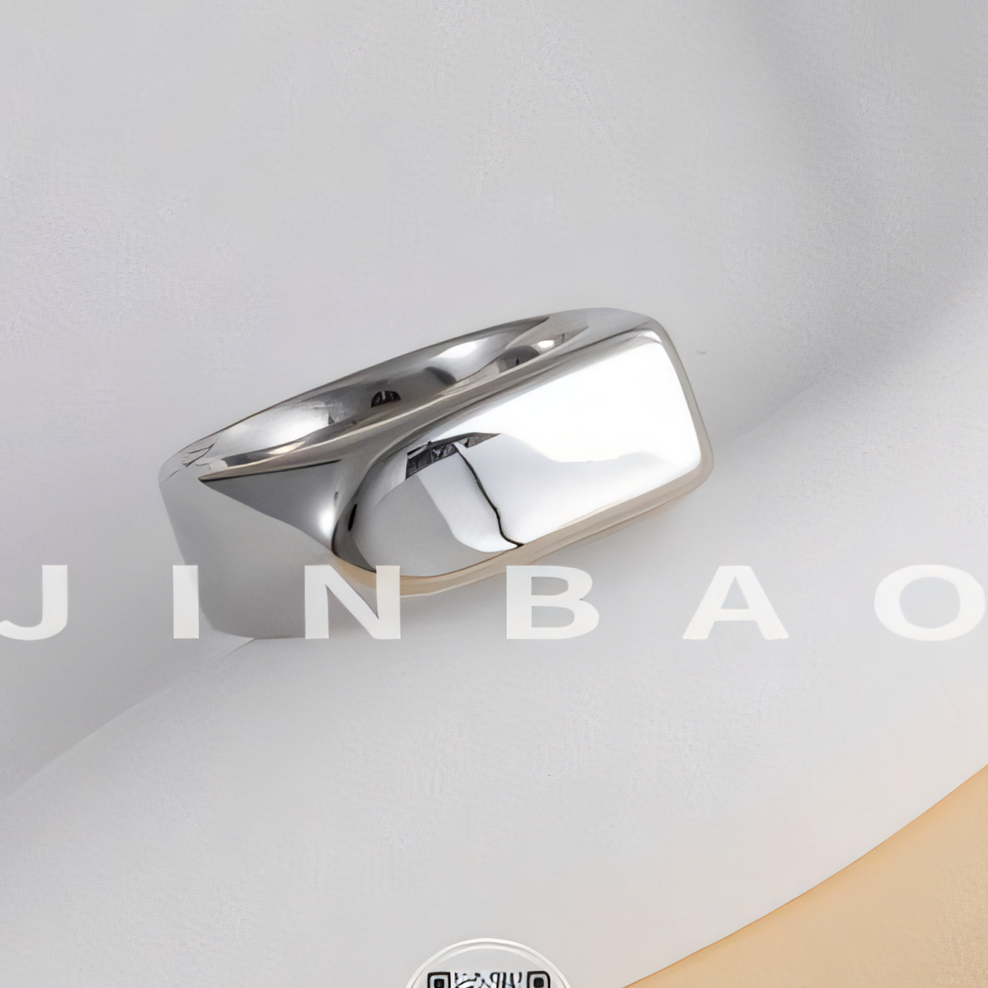 Fashion Square Stainless Steel Ring Unisex Ring | G003343
