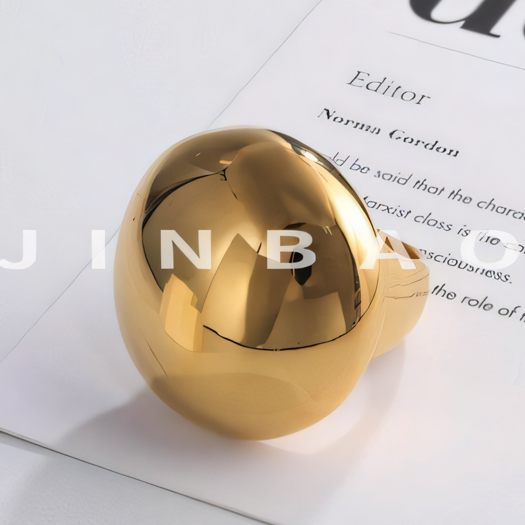 Fashionable Stainless Steel Dome Ring for Women | DZ84