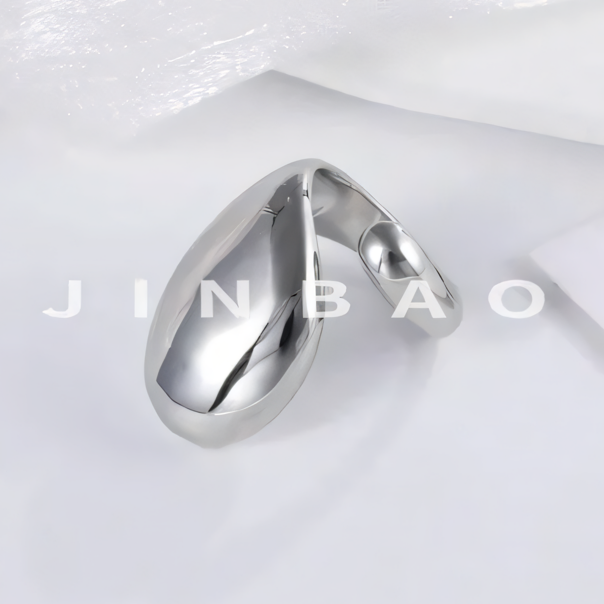 24k gold plated stainless steel ring for women simple style female ring