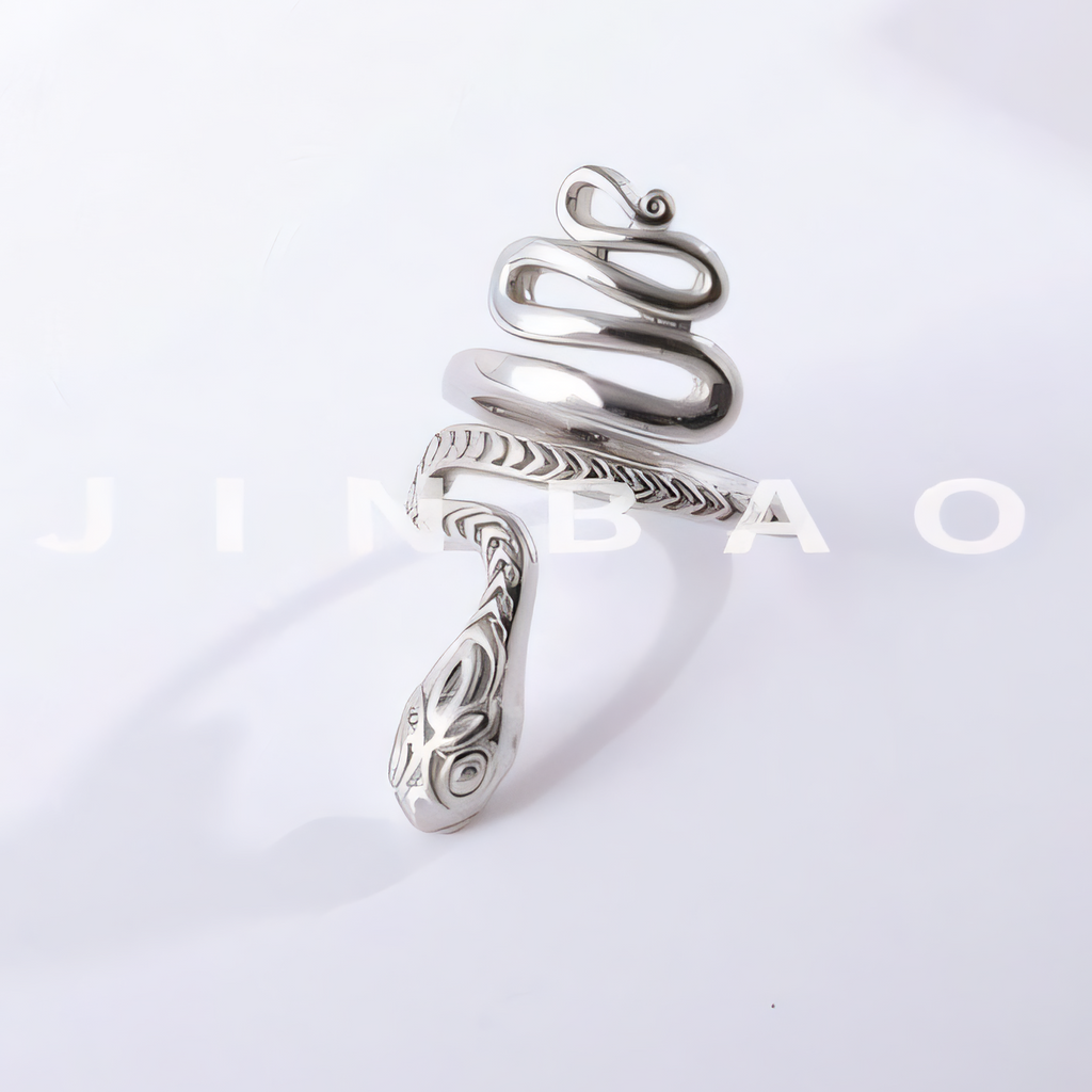 Gothic Snake Ring Stainless Steel Unique Fashion Ring for Women | G00516