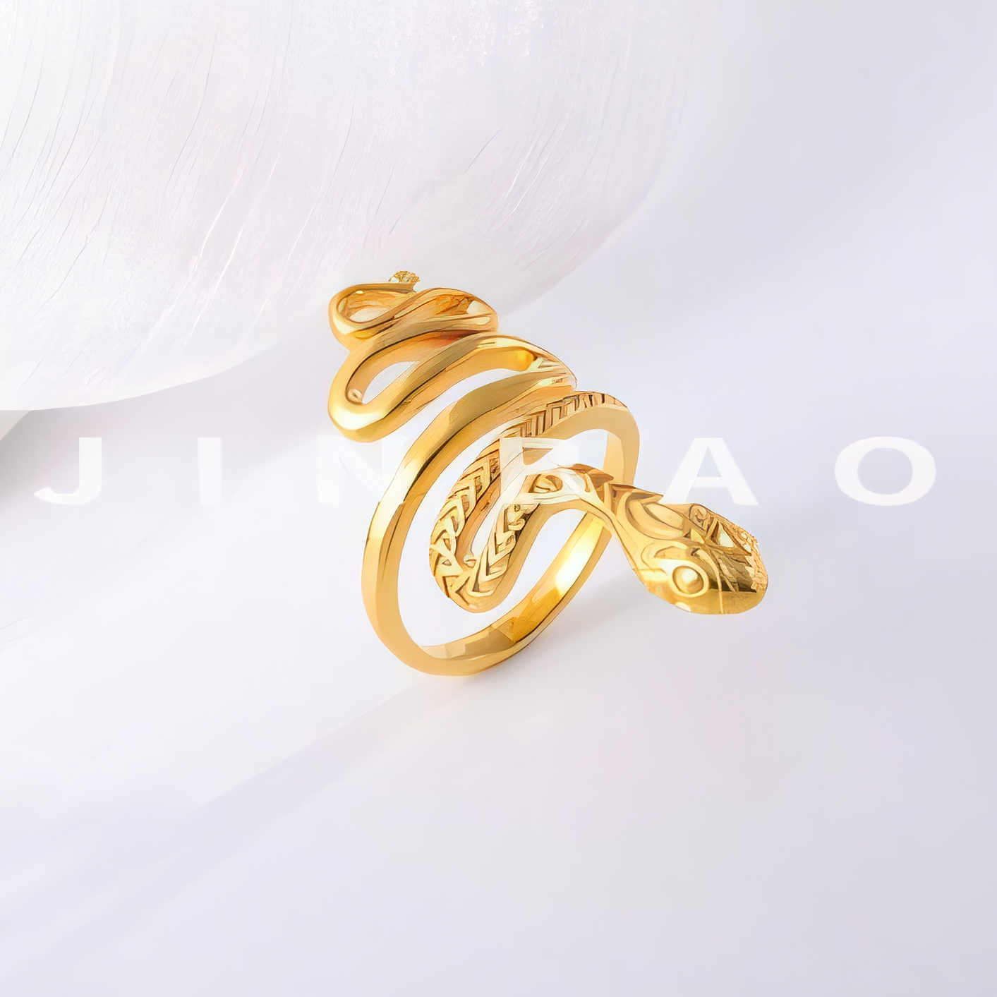 Gothic Snake Ring Stainless Steel Unique Fashion Ring for Women | G00516