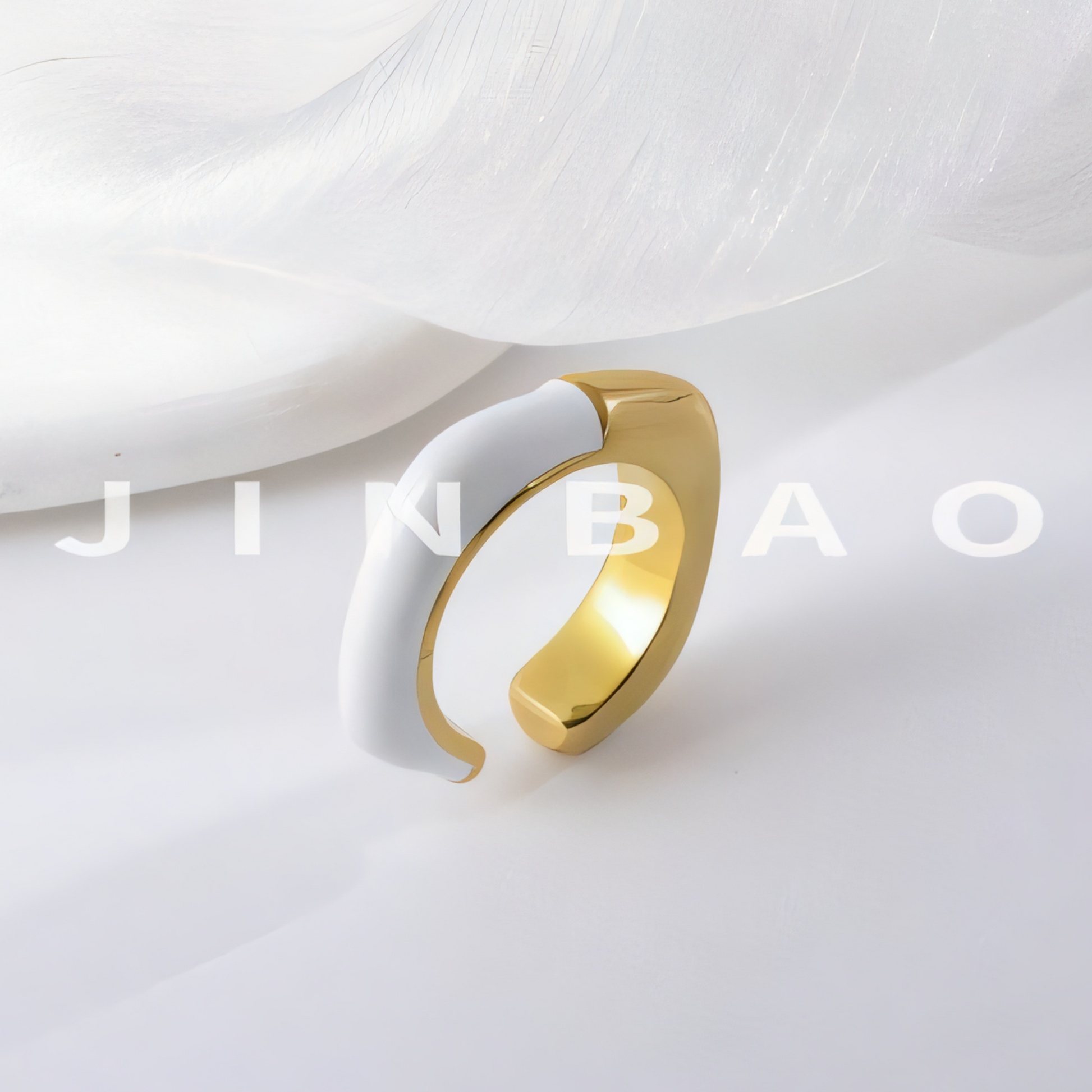 Irregular Design Stainless Steel Ring Women's Minimalist Elegant Band | G04334