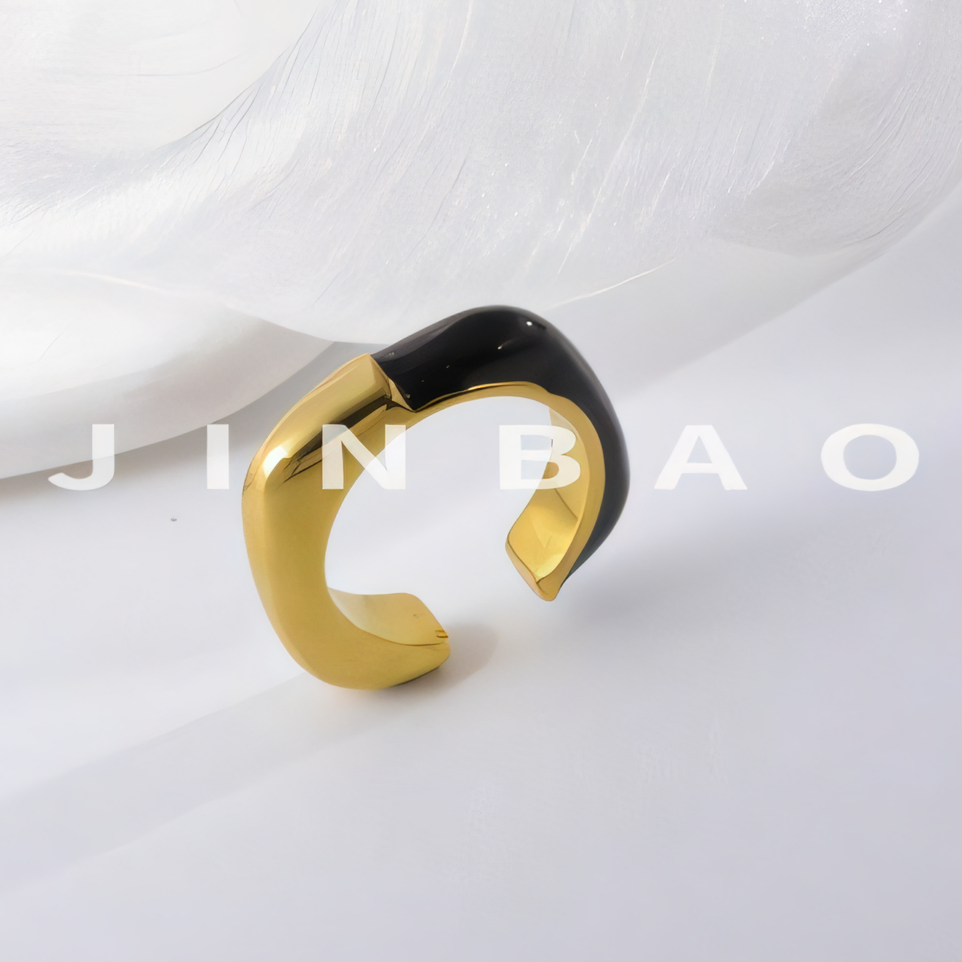 Irregular Design Stainless Steel Ring Women's Minimalist Elegant Band | G04334