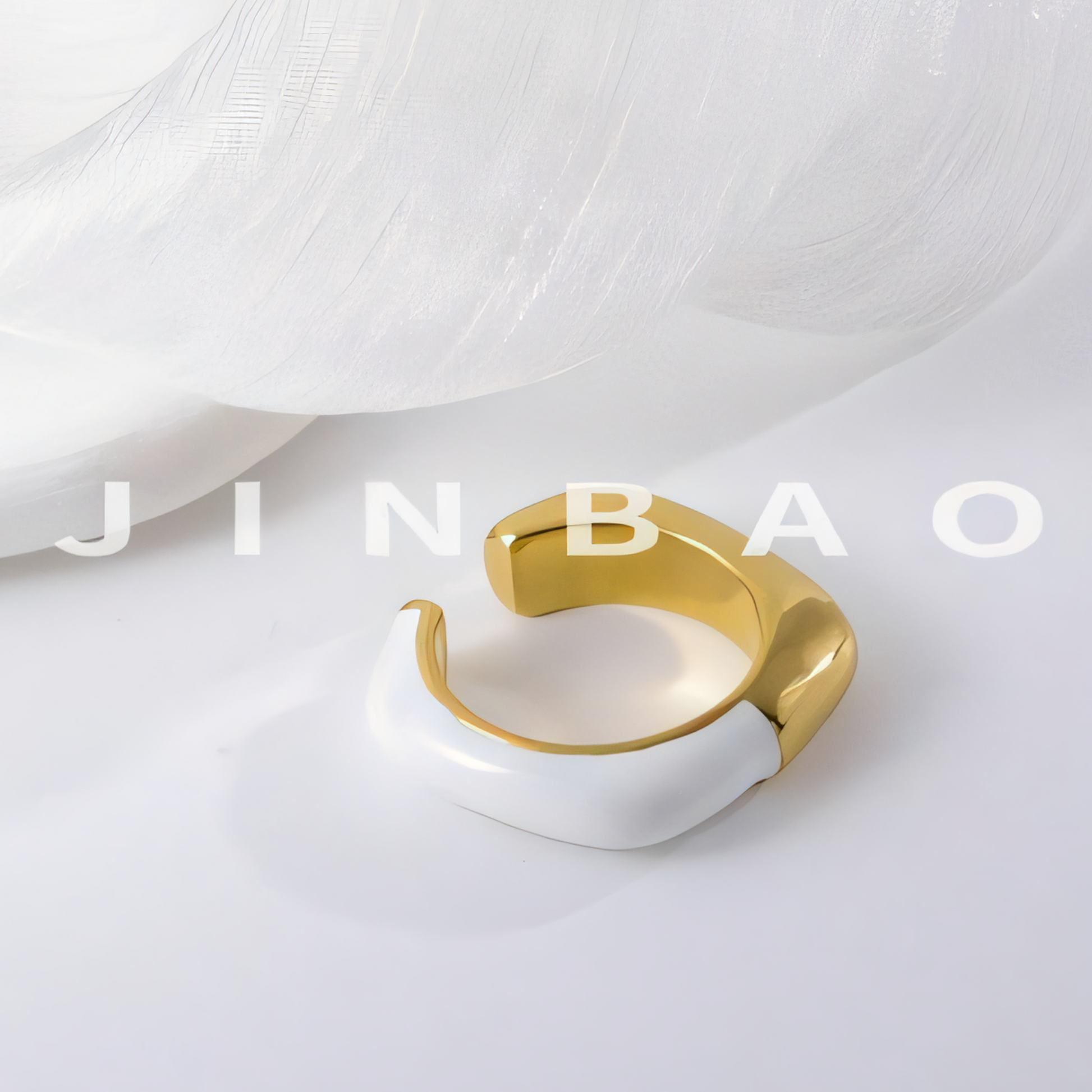 Irregular Design Stainless Steel Ring Women's Minimalist Elegant Band | G04334