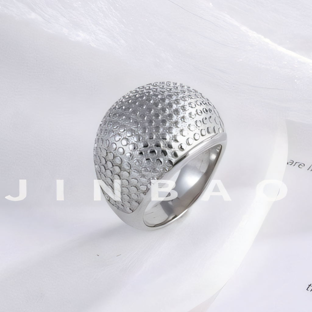 Minimalist Beaded Metal Ring Fashion Luxury Design for Women | G00330
