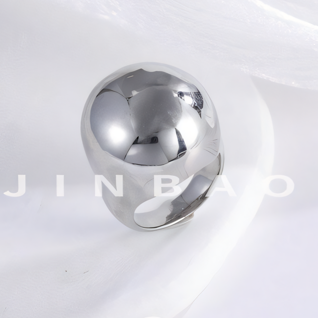 Minimalist Fashion Stainless Steel Ball Ring for Men and Women | ML081