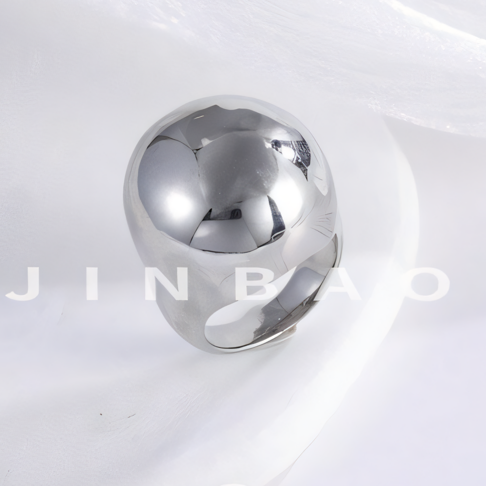Minimalist Fashion Stainless Steel Ball Ring for Men and Women | ML081
