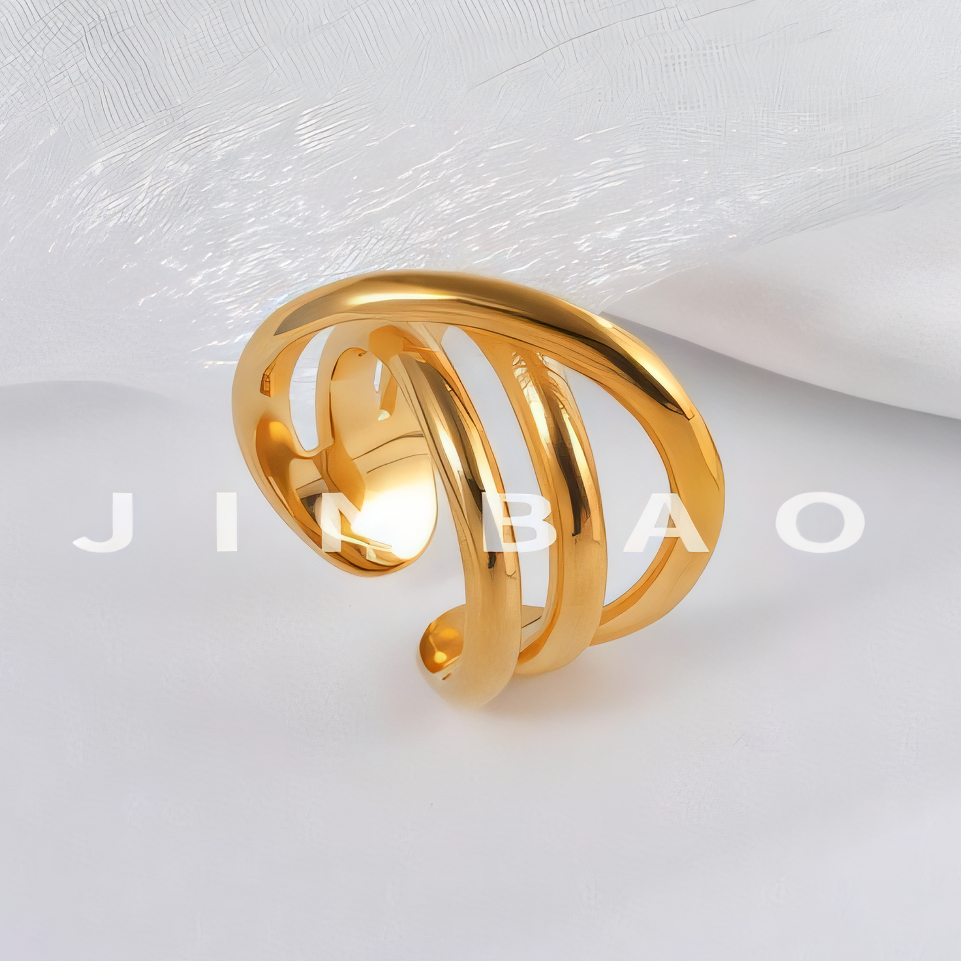Minimalist Geometric Open Women's Ring | G00361
