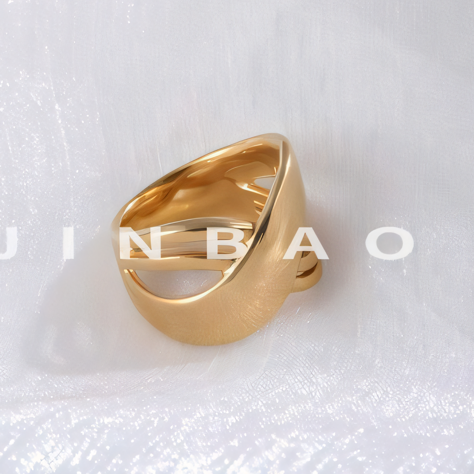 Minimalist Interwoven Design Ring Women's Stainless Steel Ring | ML0146