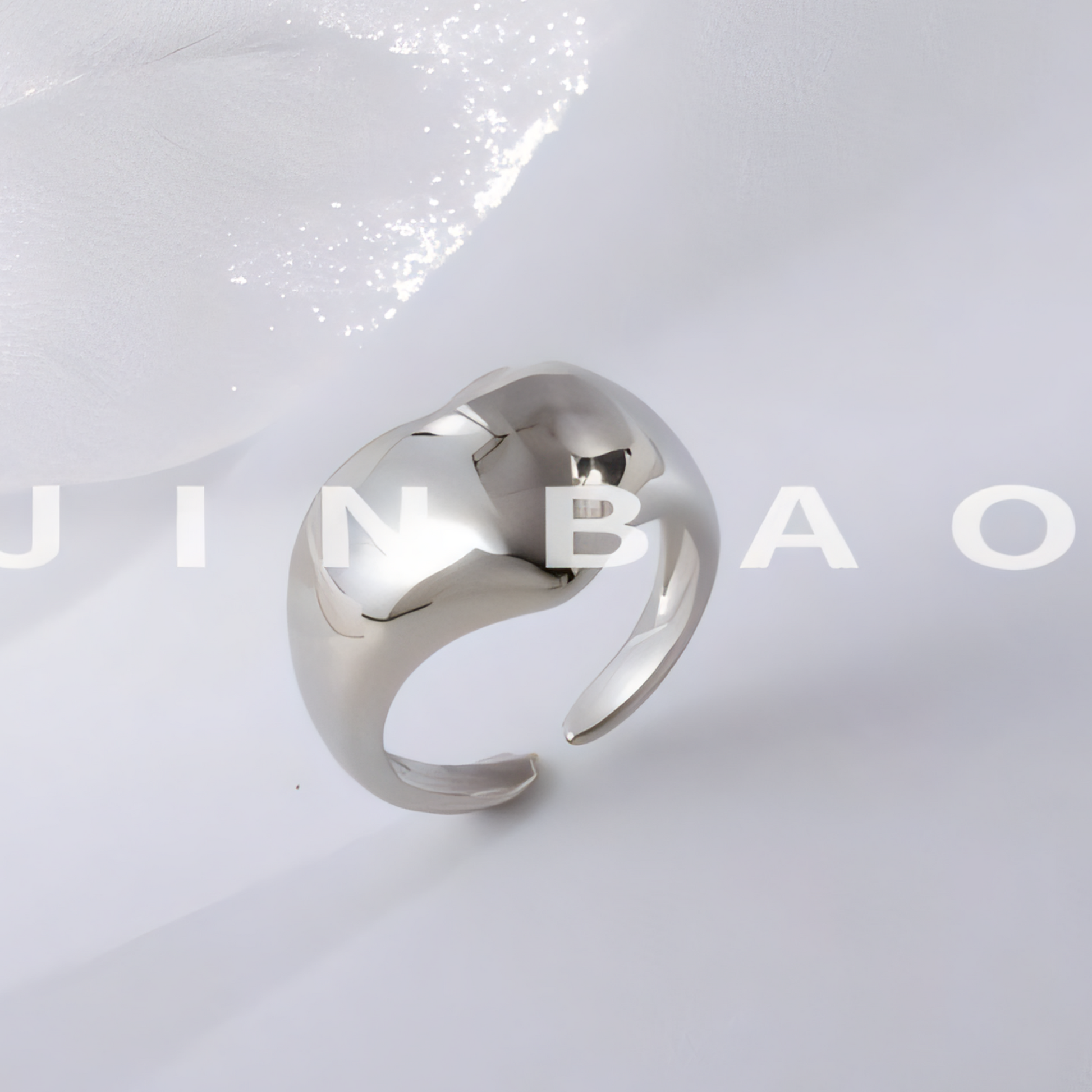 Minimalist Open Ring Women's Stainless Steel Ring | G003878
