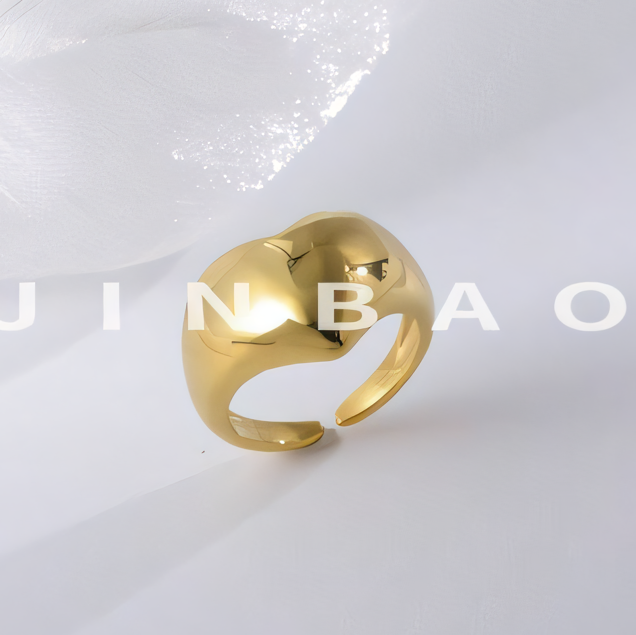 Minimalist Open Ring Women's Stainless Steel Ring | G003878