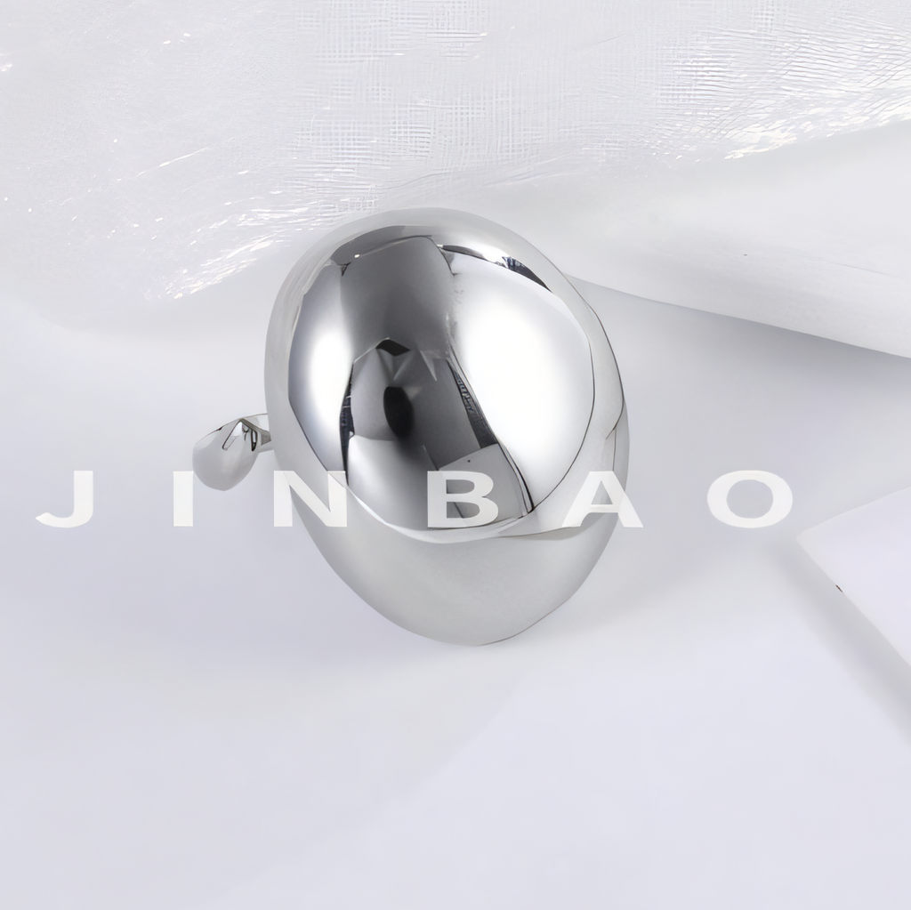 Minimalist Round Stainless Steel Ring for Women | G004119