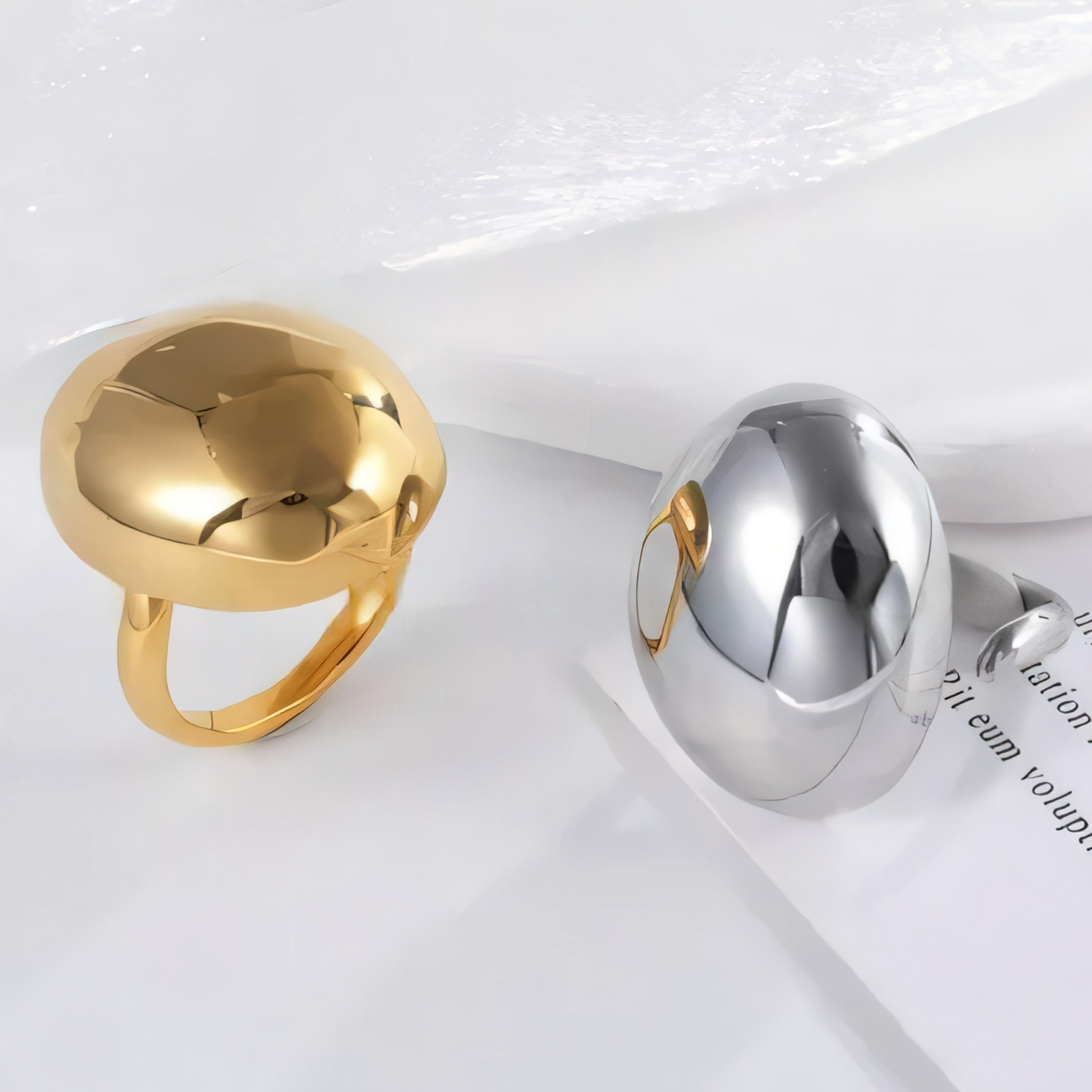 Minimalist Round Stainless Steel Ring for Women | G004119