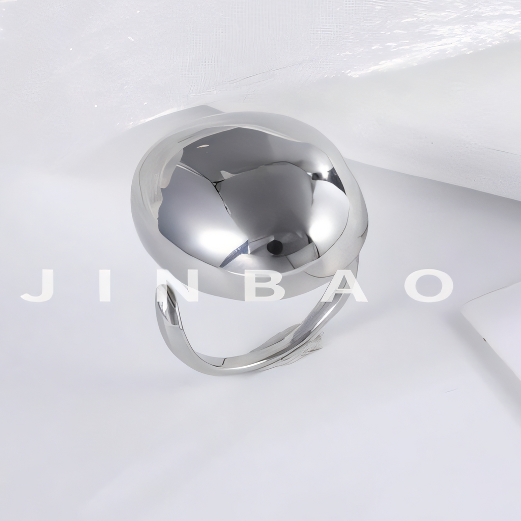 Minimalist Round Stainless Steel Ring for Women | G004119