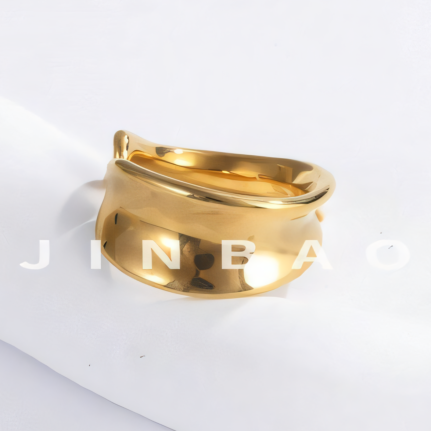 Minimalist Stainless Steel Open Loop Ring Classic Fashion for Women | G004492