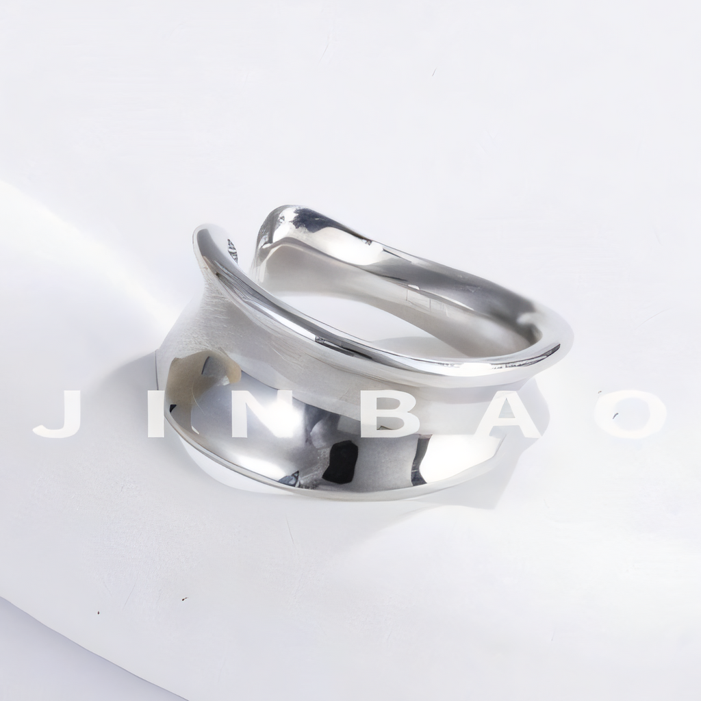 Minimalist Stainless Steel Open Loop Ring Classic Fashion for Women | G004492
