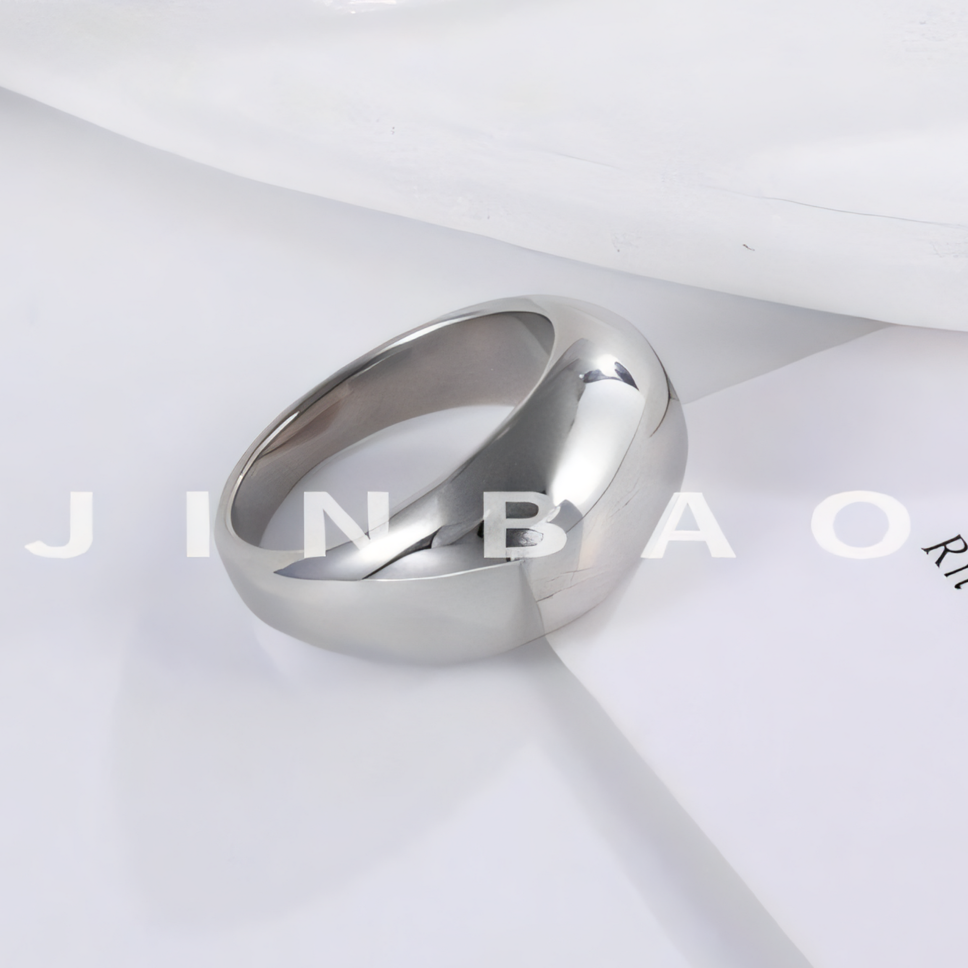 Minimalist Stainless Steel Smooth Ring Classic Fashion for Women | G00644