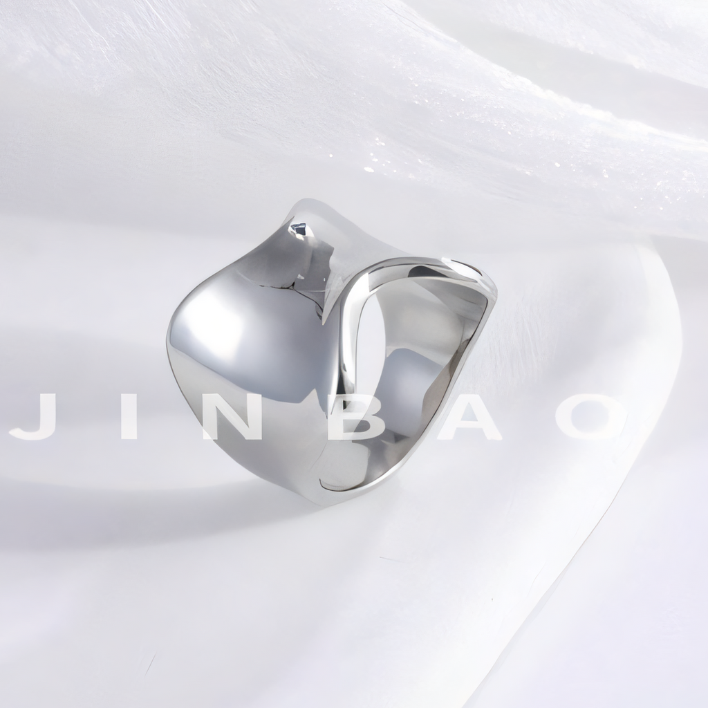 Minimalist Streamlined Stainless Steel Ring Golden and Silver Styles Unisex | ML0100