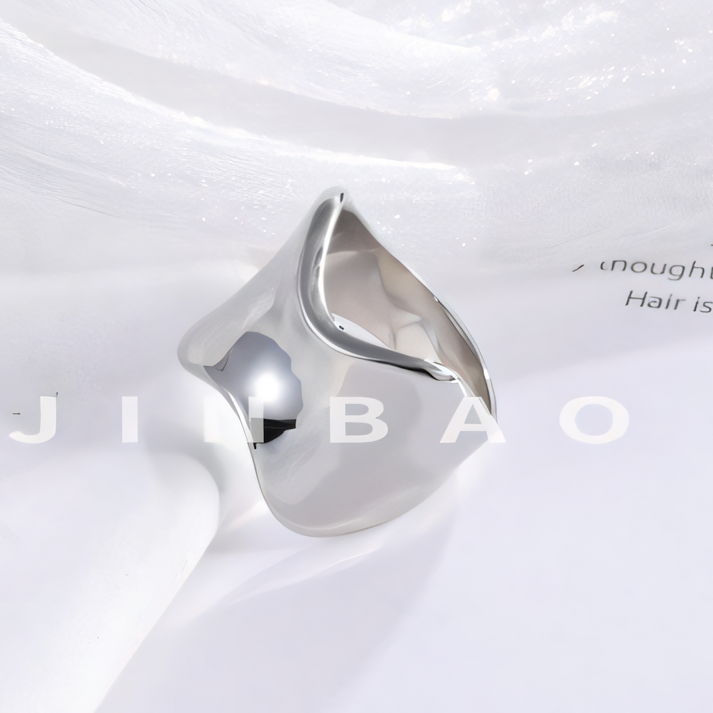 Minimalist Streamlined Stainless Steel Ring Golden and Silver Styles Unisex | ML0100
