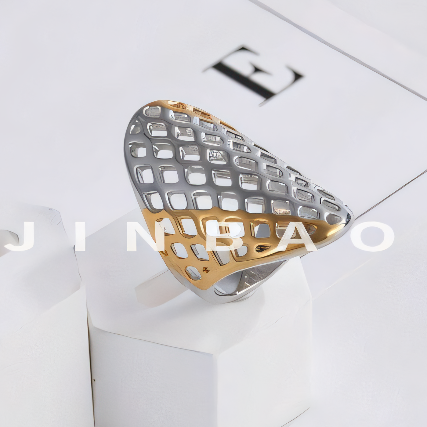 Minimalist Vintage Hollow Honeycomb Ring for Women | G003993