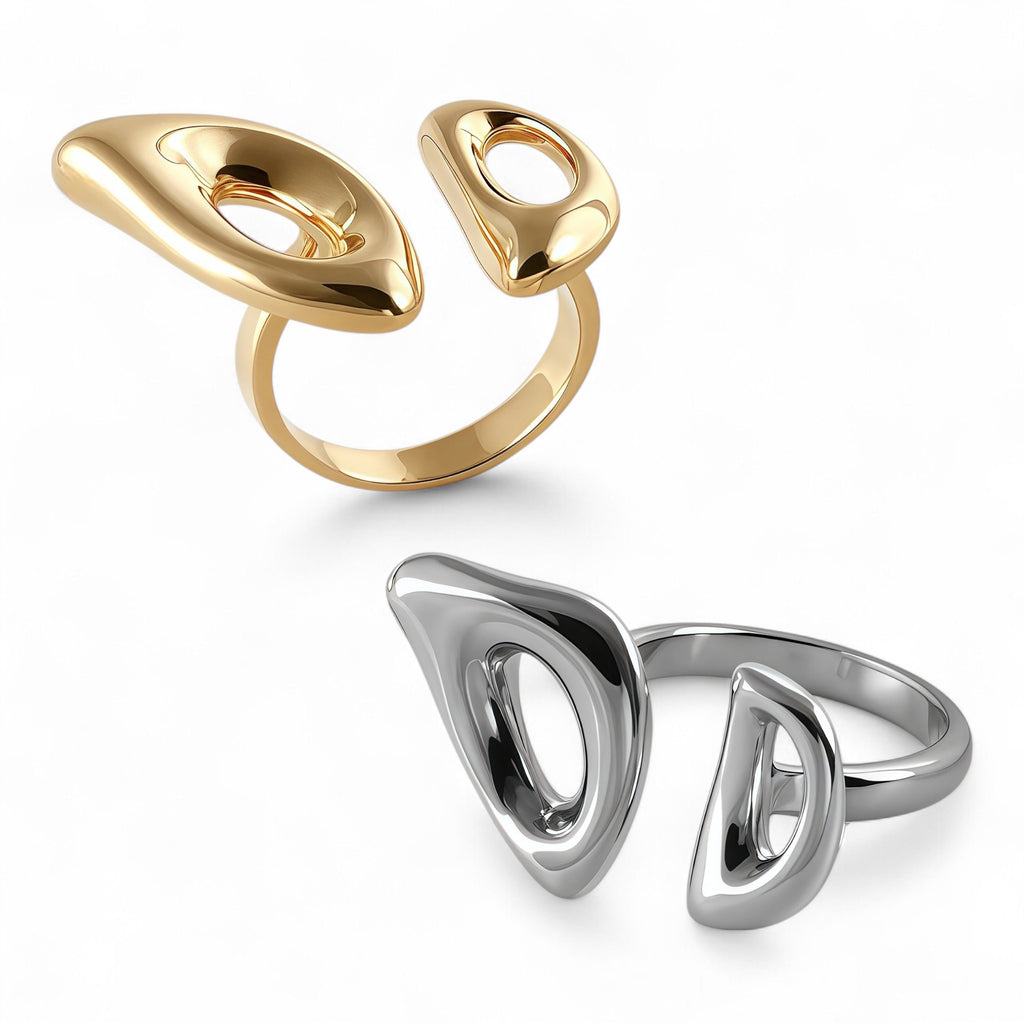 Modern Minimalist Design Ring Women's Stainless Steel Ring | G003985