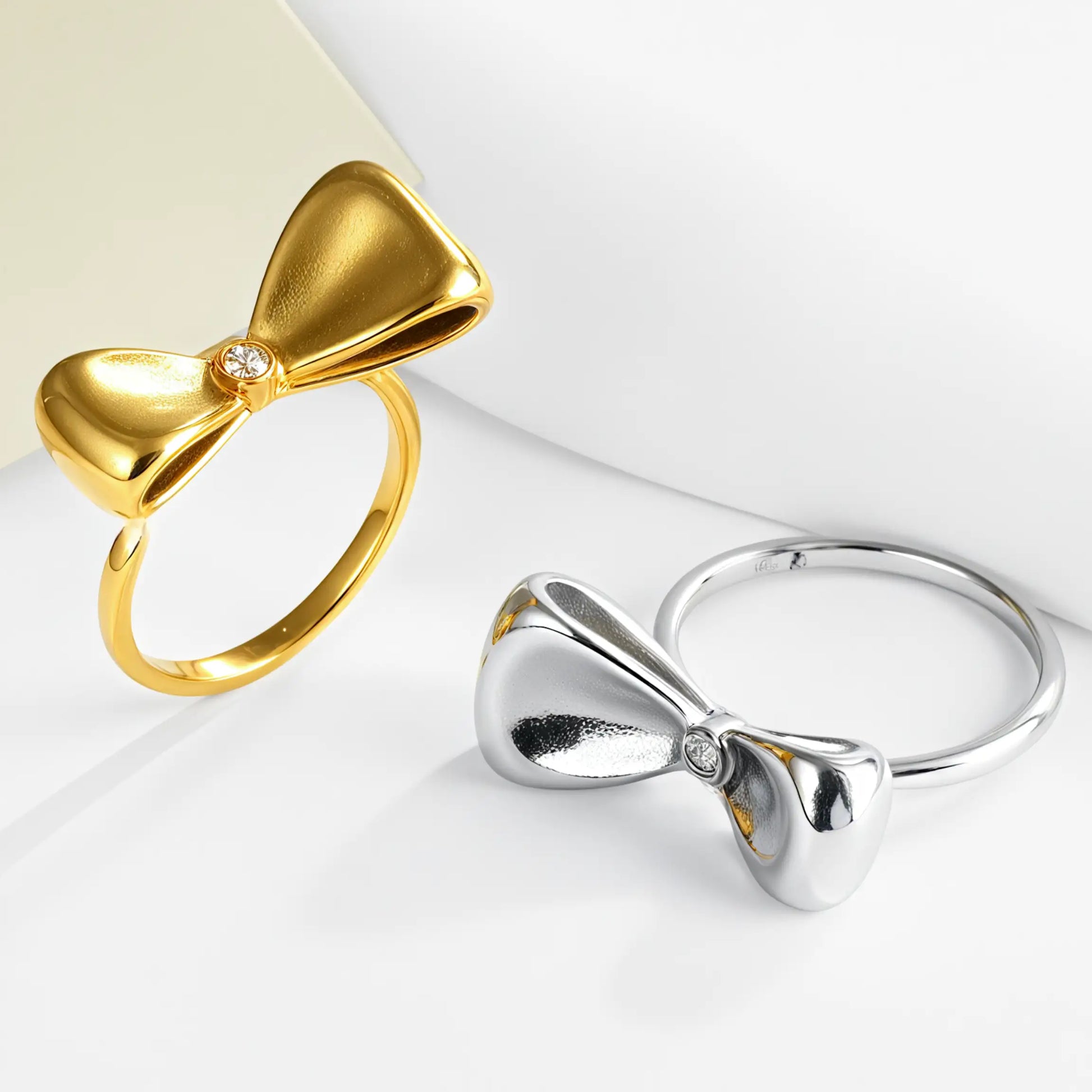 Minimalist Bowknot Ring Women's Light Luxury Fashion Band | G004490
