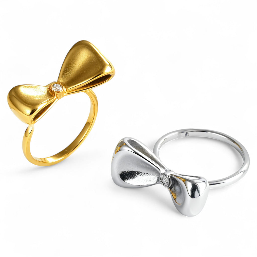 Minimalist Bowknot Ring Women's Light Luxury Fashion Band | G004490